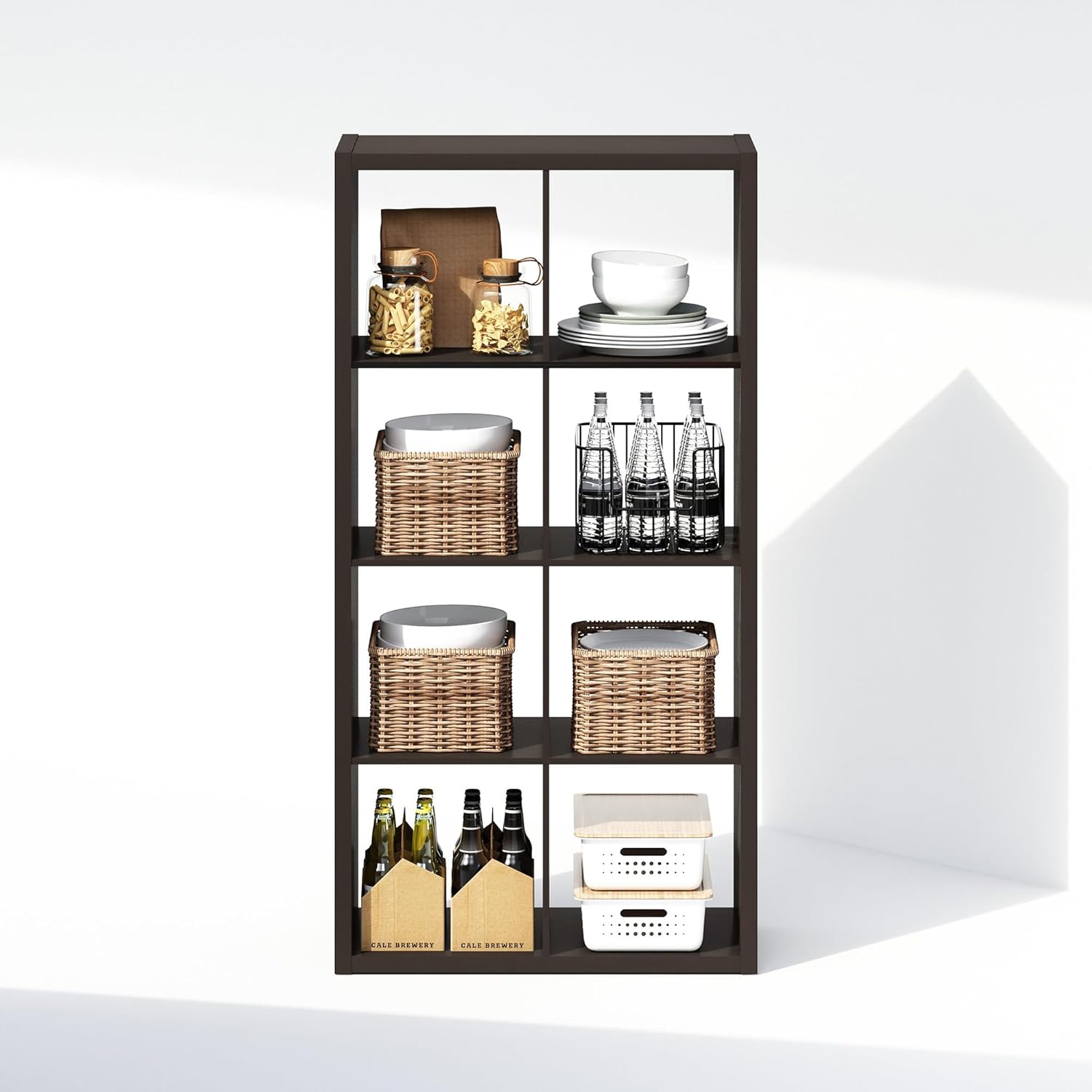 H-Shelf Cube Insert, Fits Extra Thick Cubes, White, Modular Storage Solution