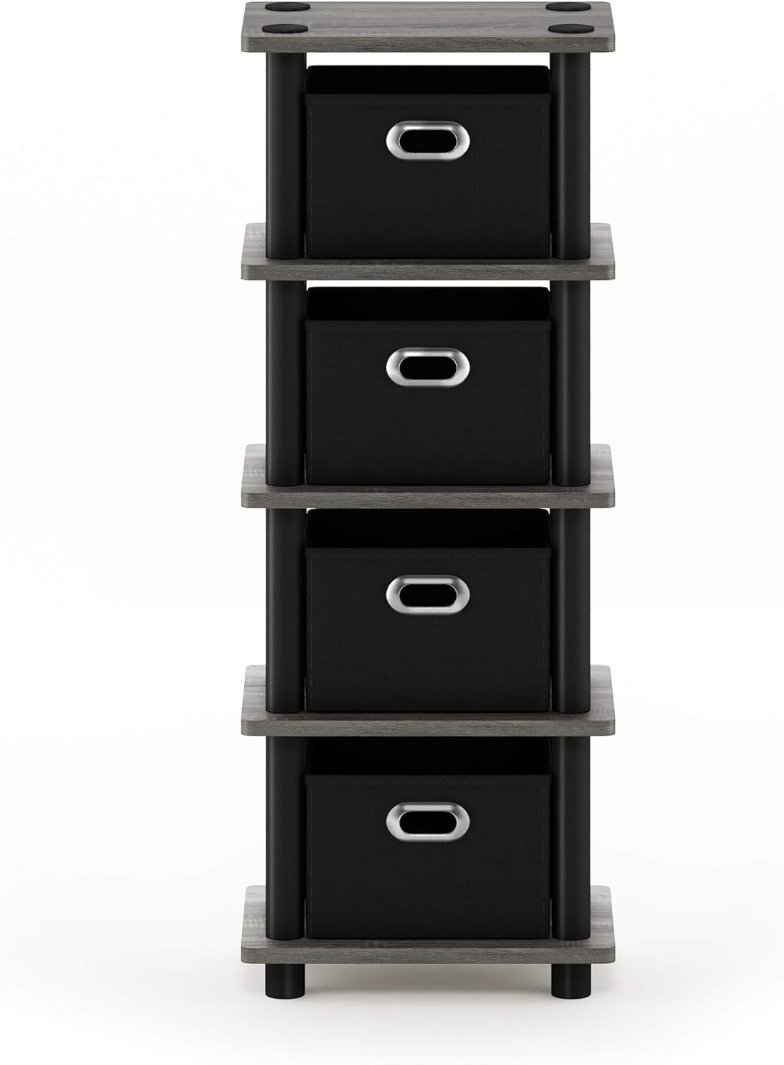 16-Cube Open Storage Shelf, Extra Thick Frame, White, Display & Organization
