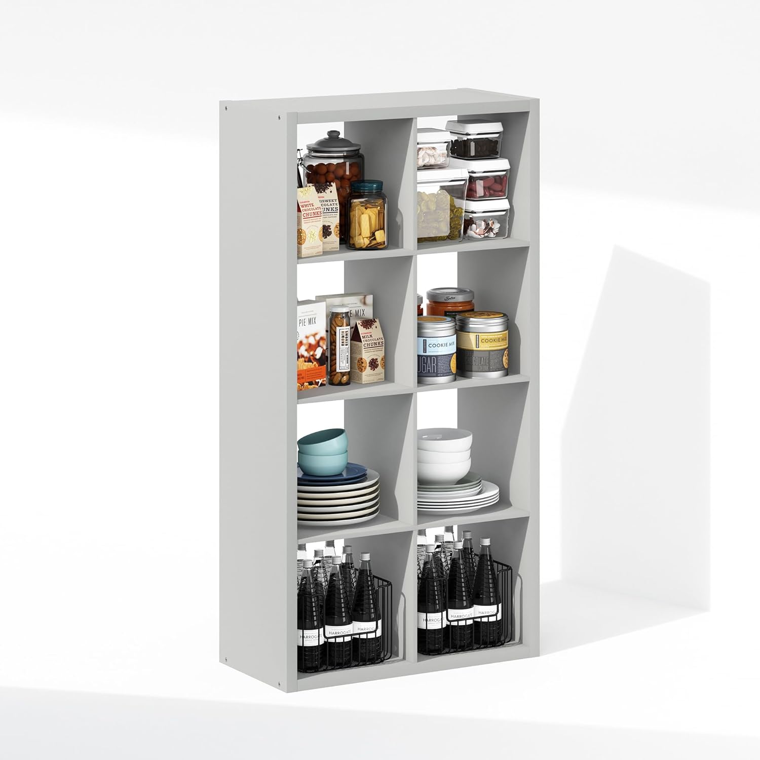 H-Shelf Cube Insert, Fits Extra Thick Cubes, White, Modular Storage Solution