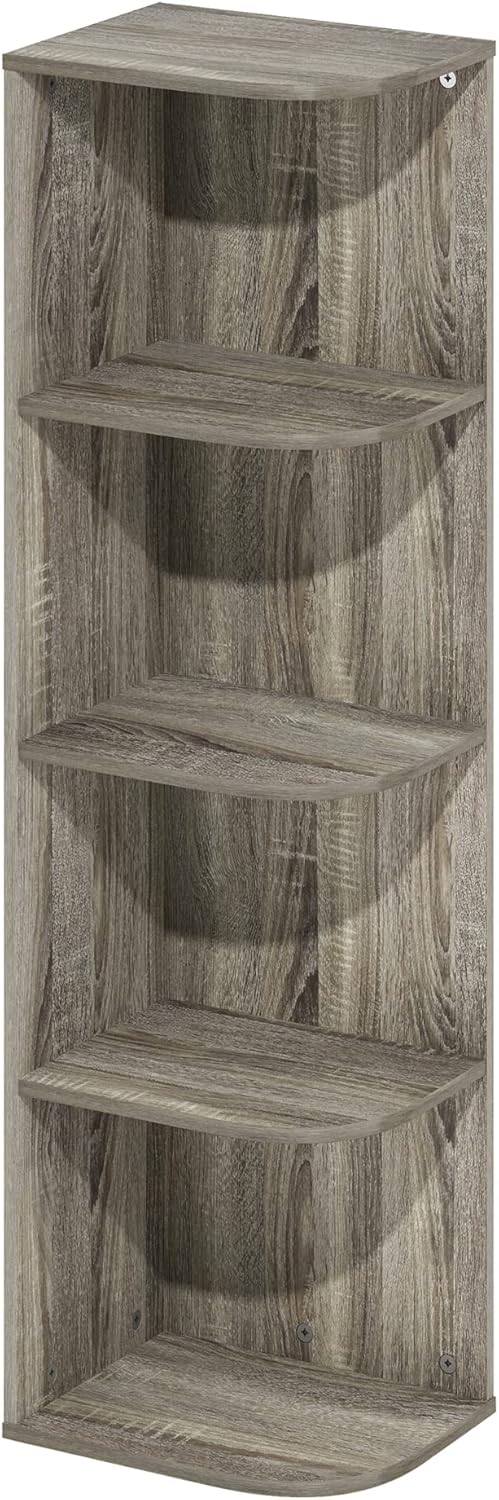 7-Cube Bookshelf, White, Bookcase for Living Room, Bedroom, Home Office