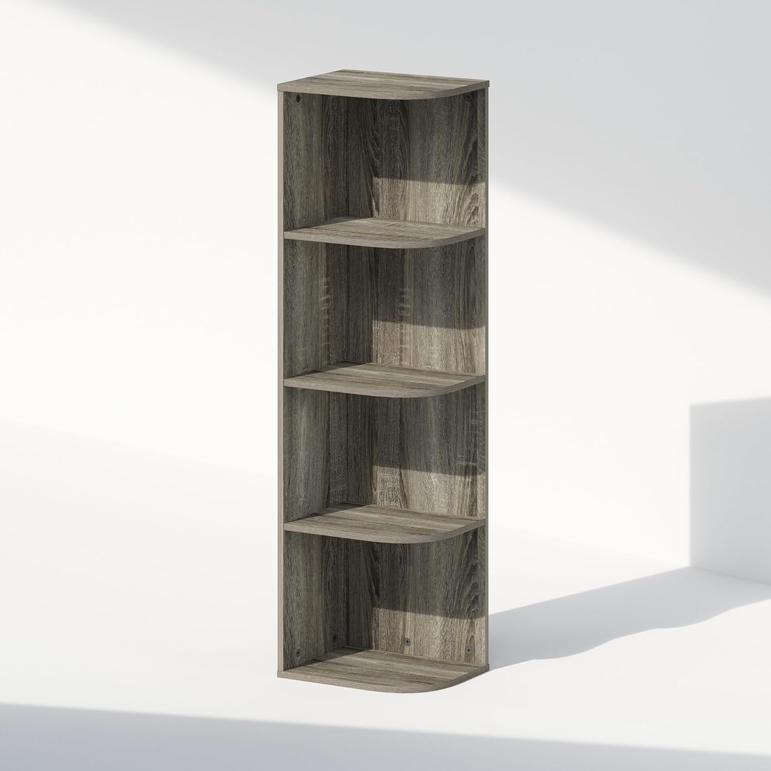 5-Cube Reversible Closet Shelf Organizer, White, Storage for Bedroom or Closet