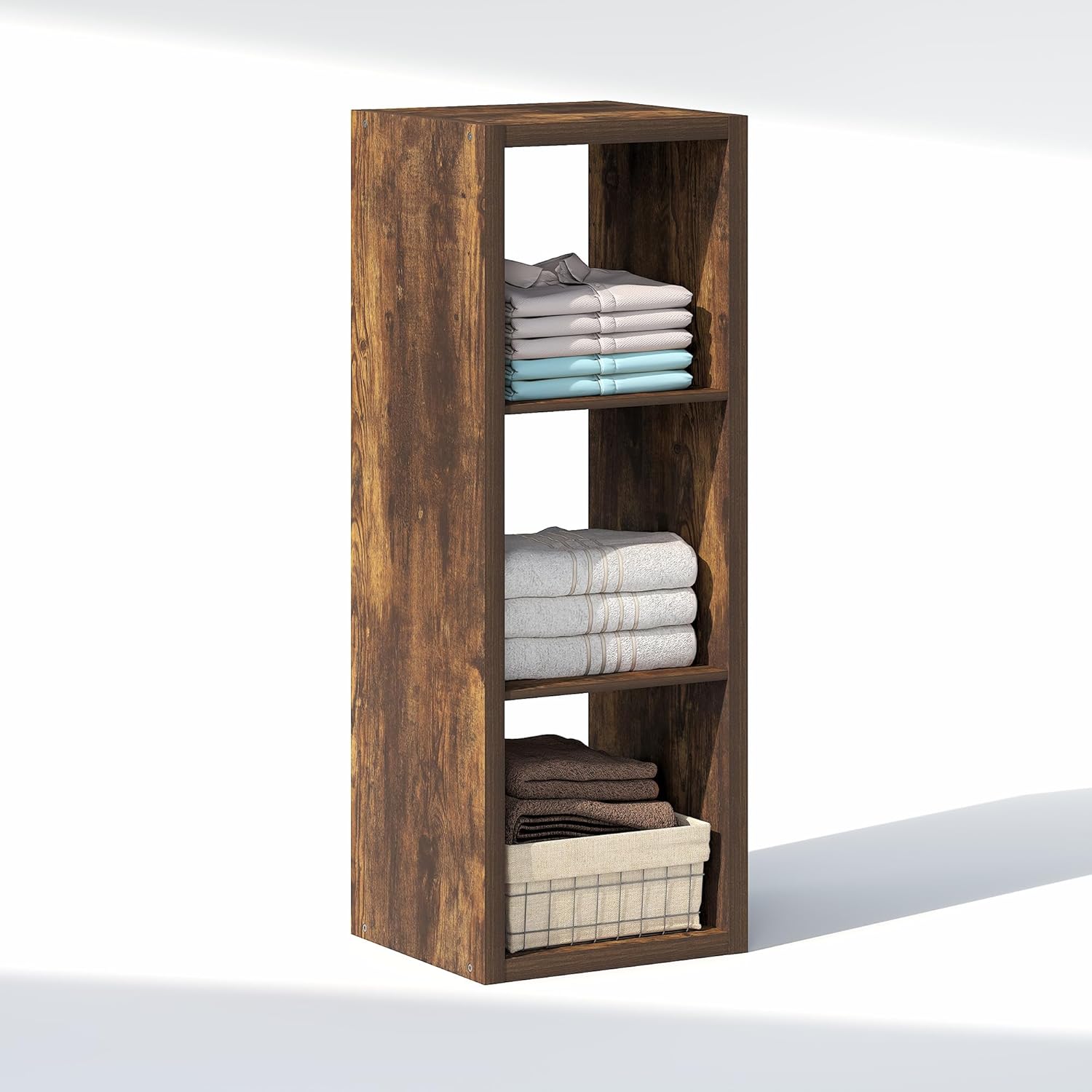 H-Shelf Cube Insert, Fits Extra Thick Cubes, White, Modular Storage Solution