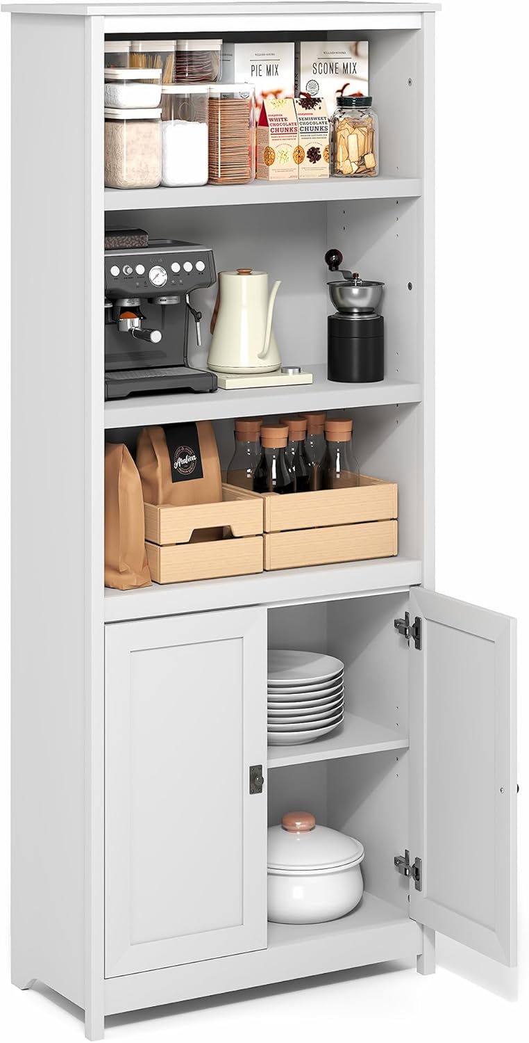 5-Cube Closed Back Bookshelf, Extra Thick Frame, Dark Oak, Storage Organizer