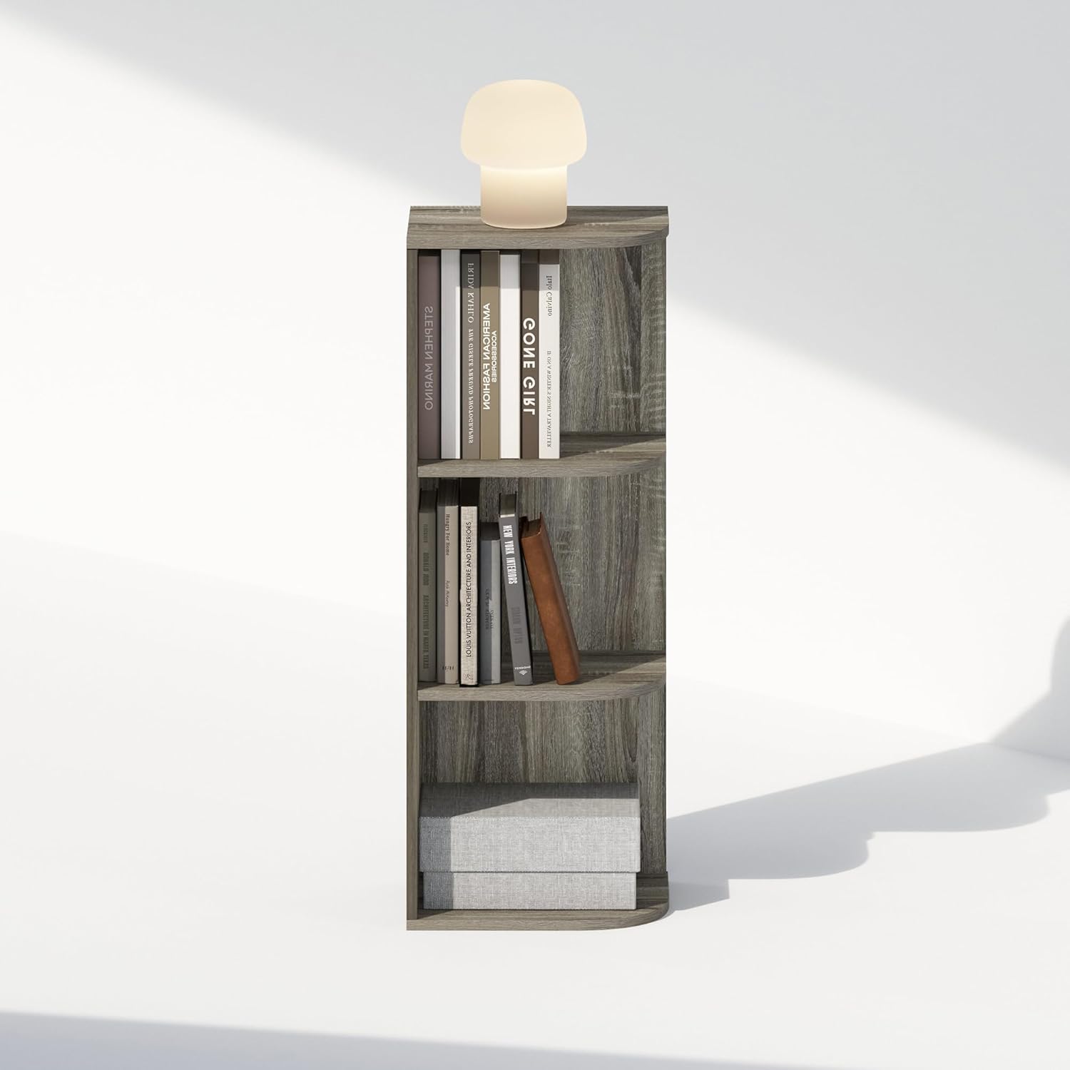 5-Cube Reversible Closet Shelf Organizer, White, Storage for Bedroom or Closet