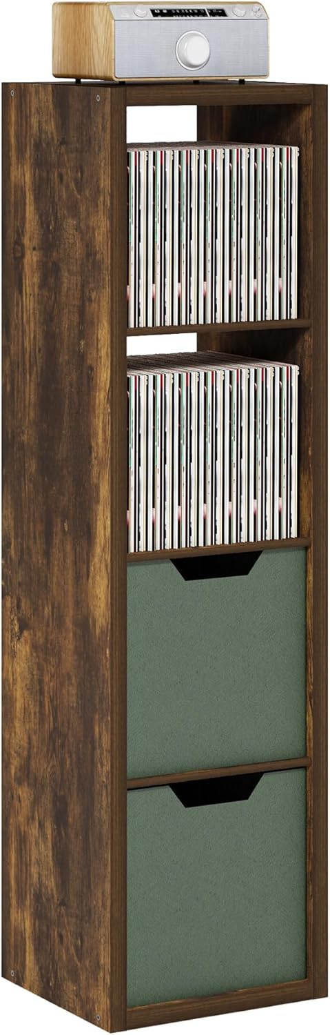 4-Cube Open Back Storage Organizer, White, Multi-Purpose Shelf