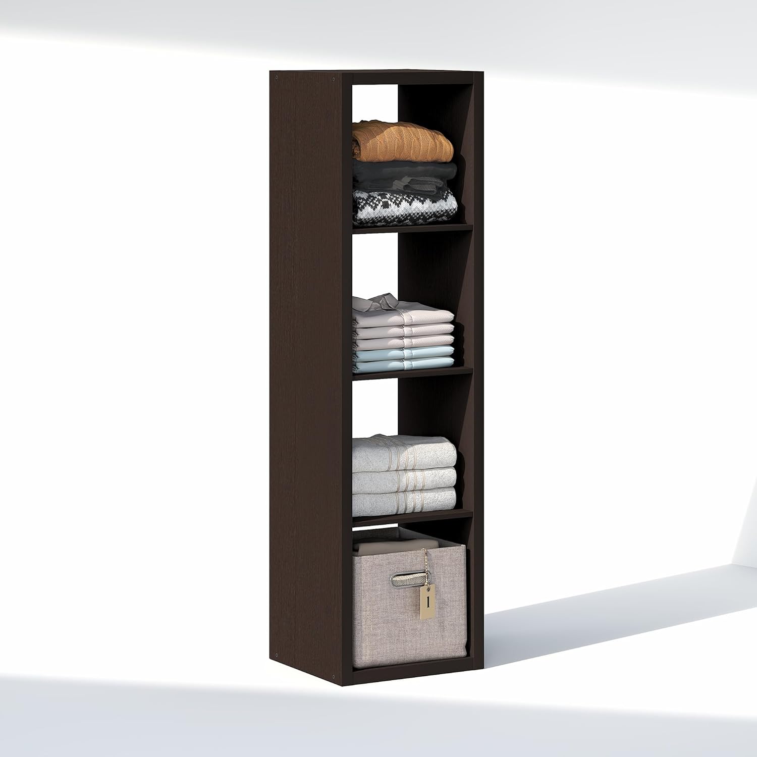 H-Shelf Cube Insert, Fits Extra Thick Cubes, White, Modular Storage Solution