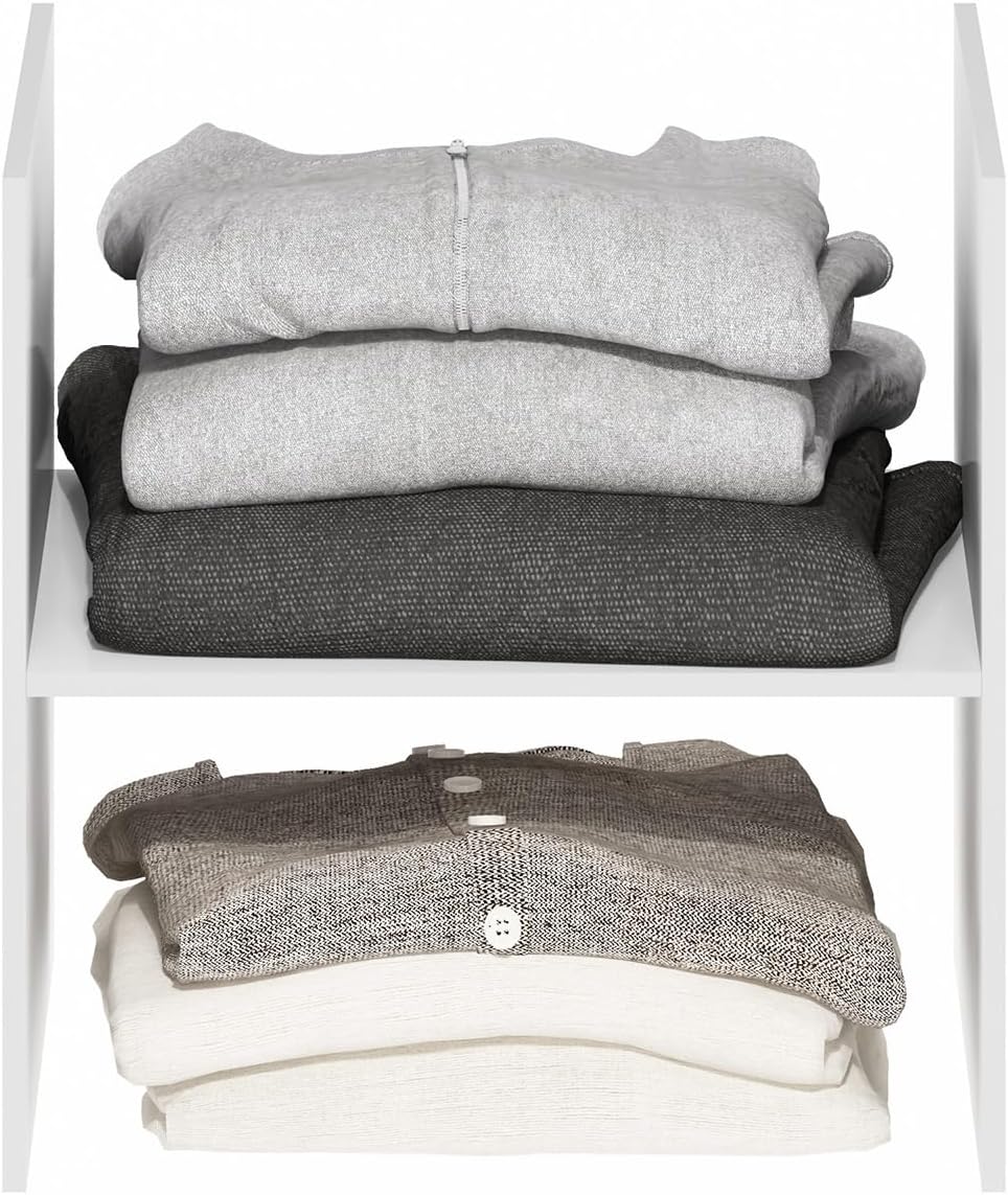 H-Shelf Cube Insert, Fits Extra Thick Cubes, White, Modular Storage Solution