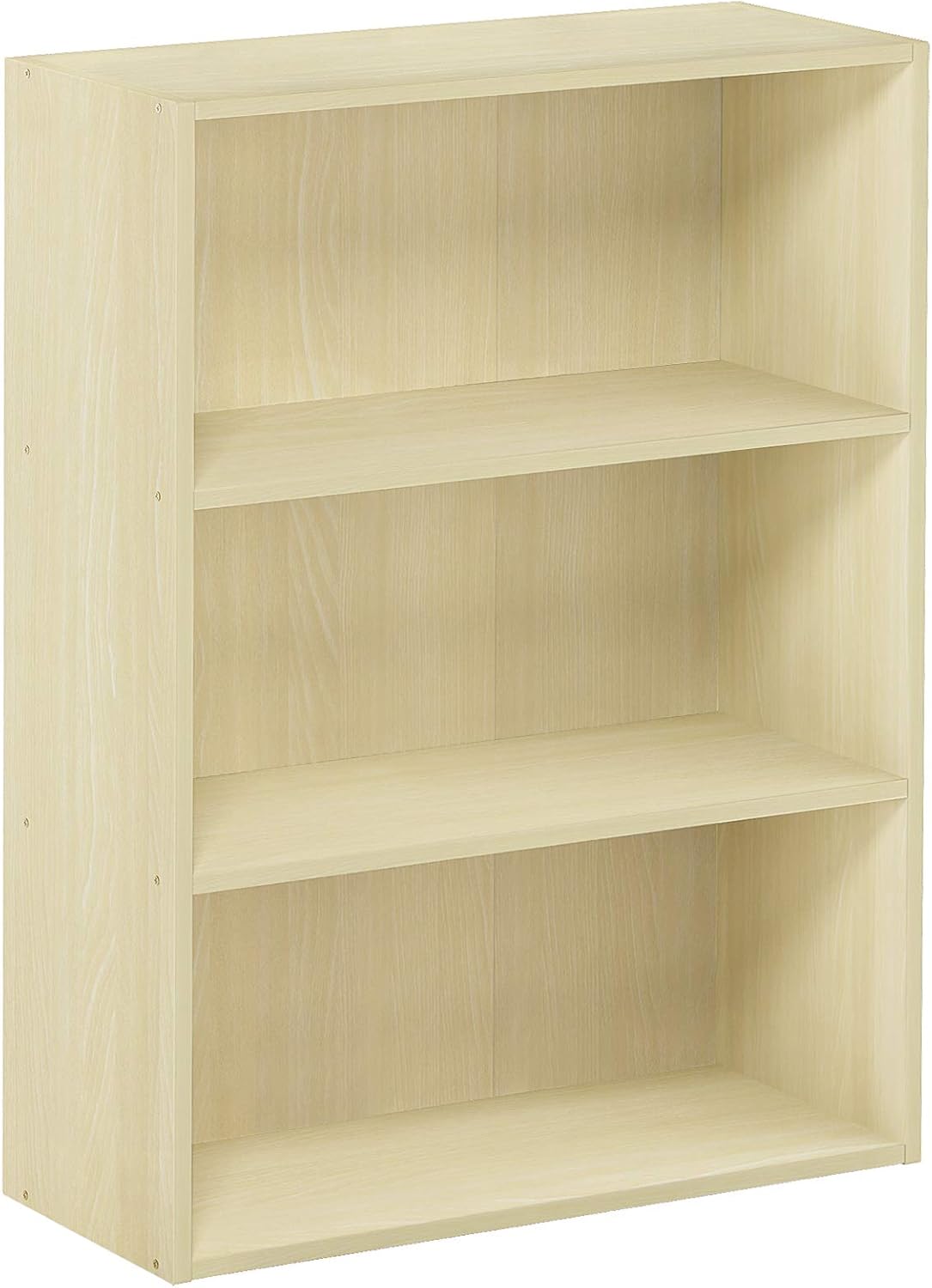 5-Cube Closed Back Bookshelf, Extra Thick Frame, Dark Oak, Storage Organizer
