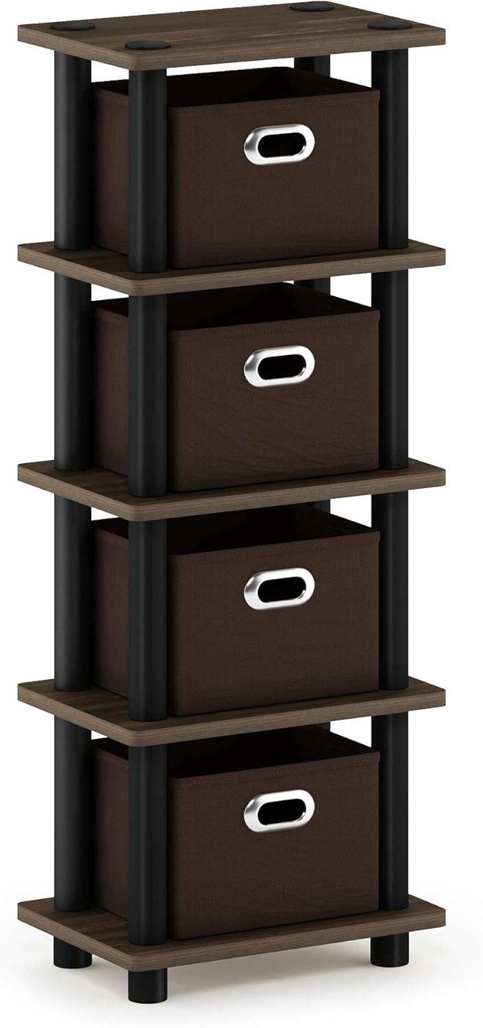 16-Cube Open Storage Shelf, Extra Thick Frame, White, Display & Organization