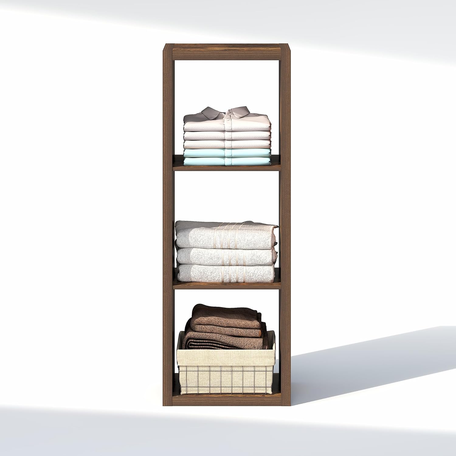 H-Shelf Cube Insert, Fits Extra Thick Cubes, White, Modular Storage Solution