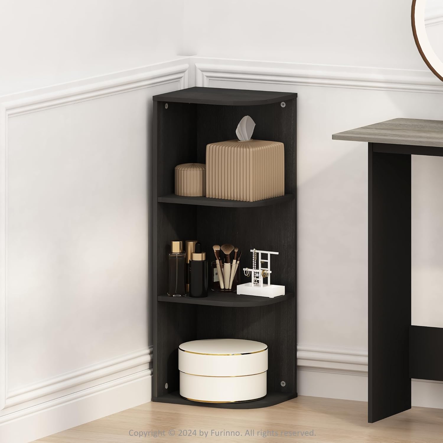 5-Cube Reversible Closet Shelf Organizer, White, Storage for Bedroom or Closet