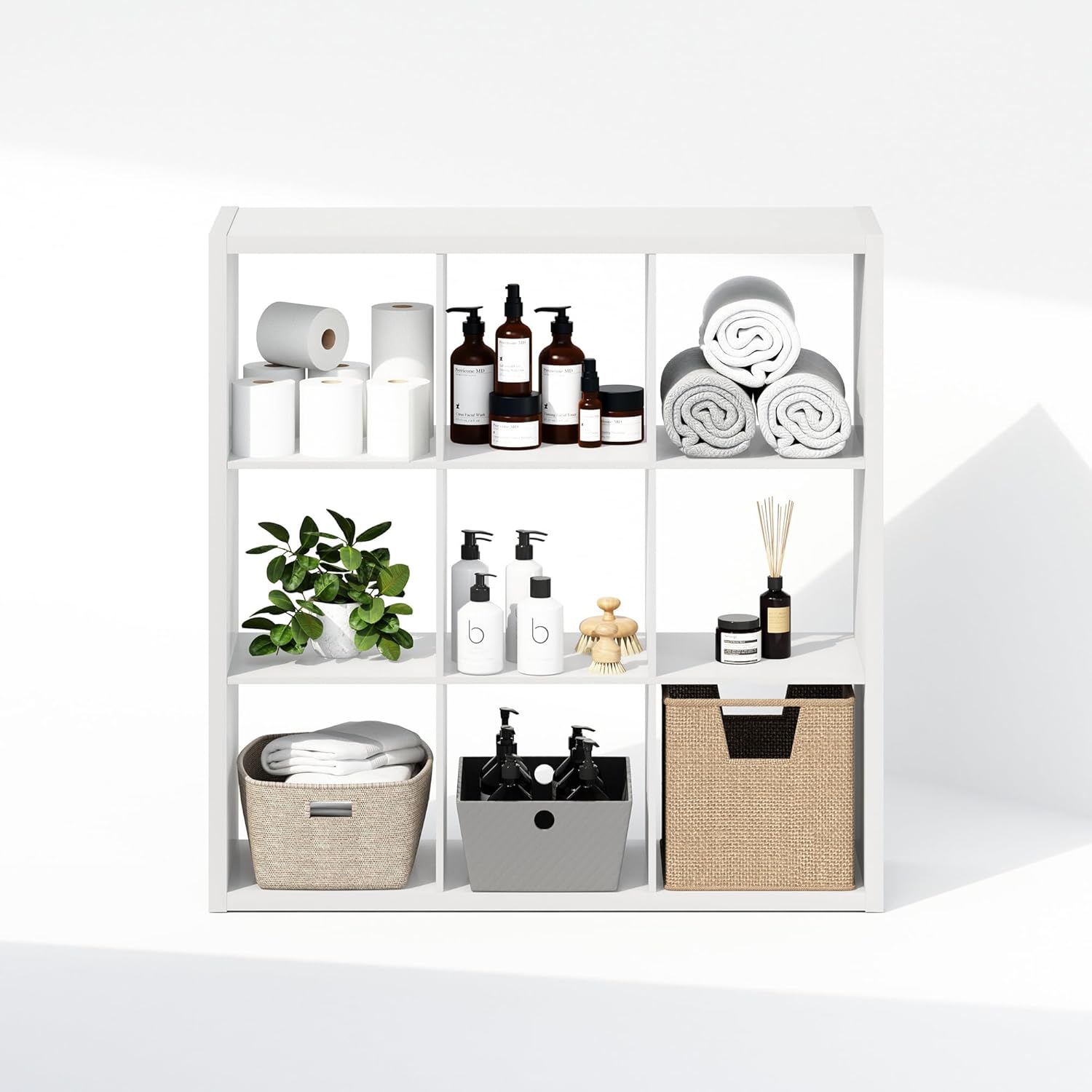 H-Shelf Cube Insert, Fits Extra Thick Cubes, White, Modular Storage Solution