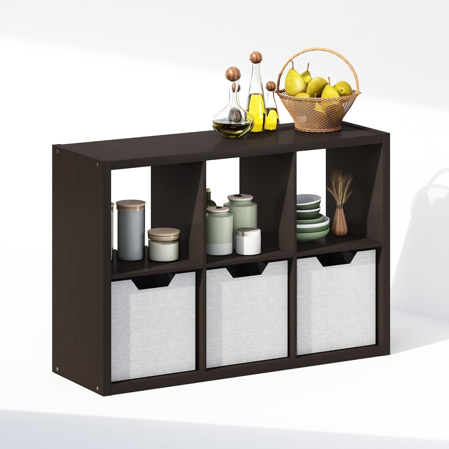 H-Shelf Cube Insert, Fits Extra Thick Cubes, White, Modular Storage Solution