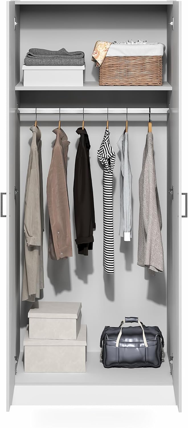 5-Cube Closed Back Bookshelf, Extra Thick Frame, Dark Oak, Storage Organizer