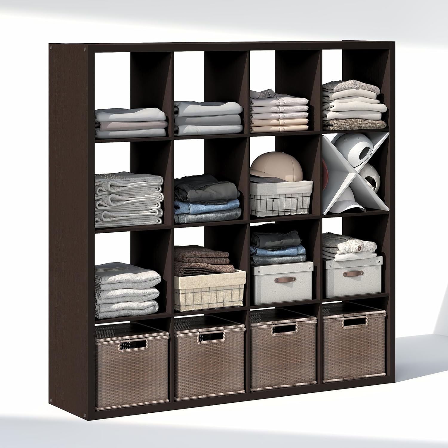 H-Shelf Cube Insert, Fits Extra Thick Cubes, White, Modular Storage Solution