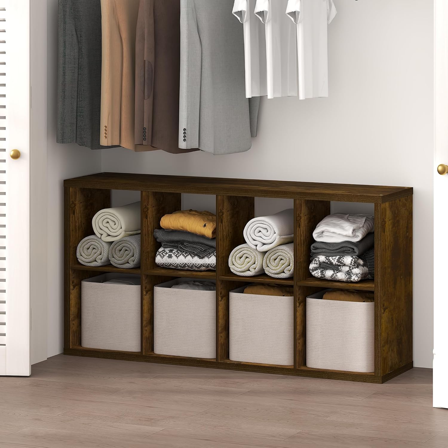 H-Shelf Cube Insert, Fits Extra Thick Cubes, White, Modular Storage Solution