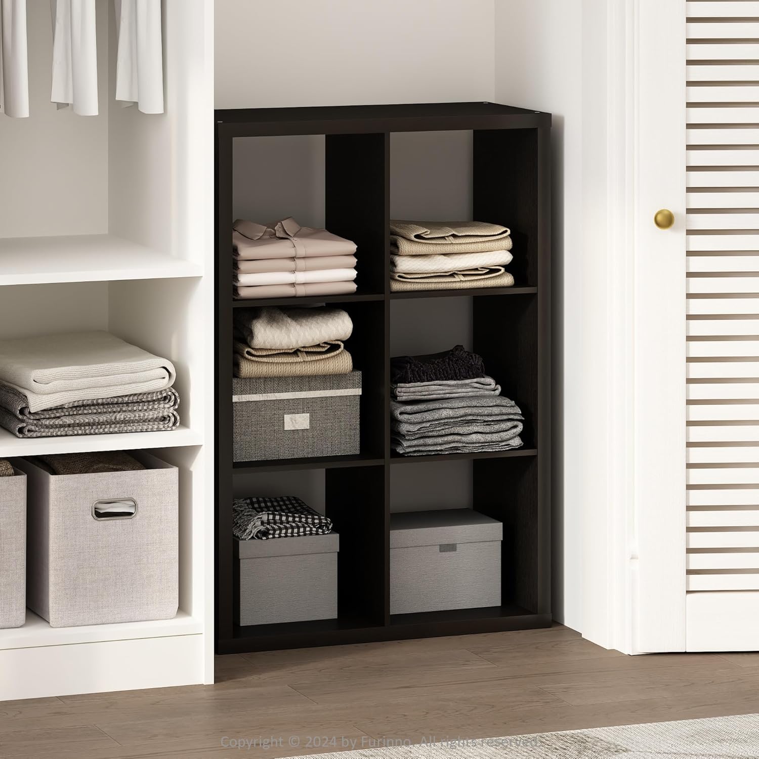 H-Shelf Cube Insert, Fits Extra Thick Cubes, White, Modular Storage Solution