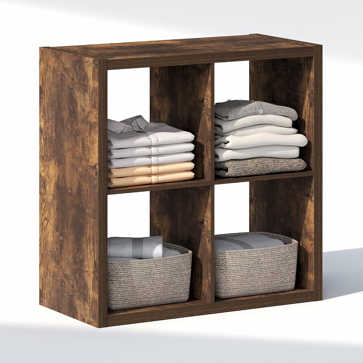 H-Shelf Cube Insert, Fits Extra Thick Cubes, White, Modular Storage Solution