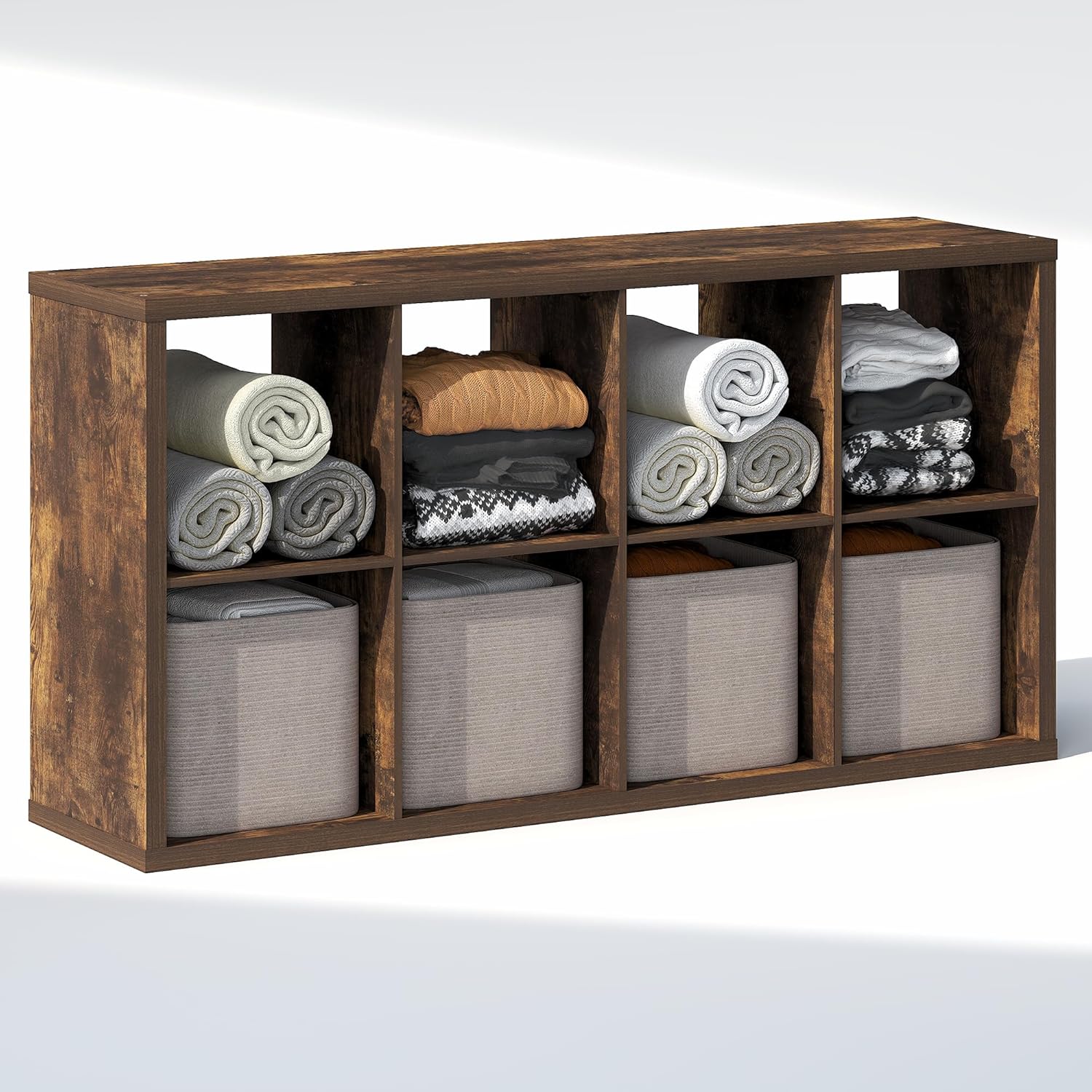 H-Shelf Cube Insert, Fits Extra Thick Cubes, White, Modular Storage Solution