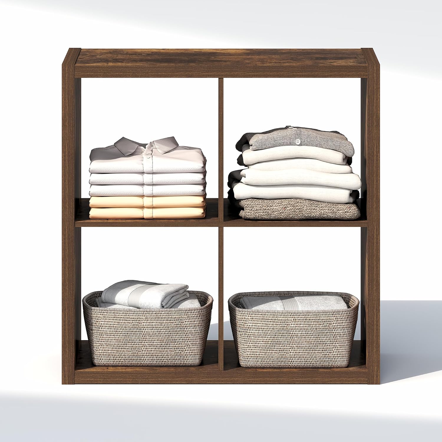 H-Shelf Cube Insert, Fits Extra Thick Cubes, White, Modular Storage Solution