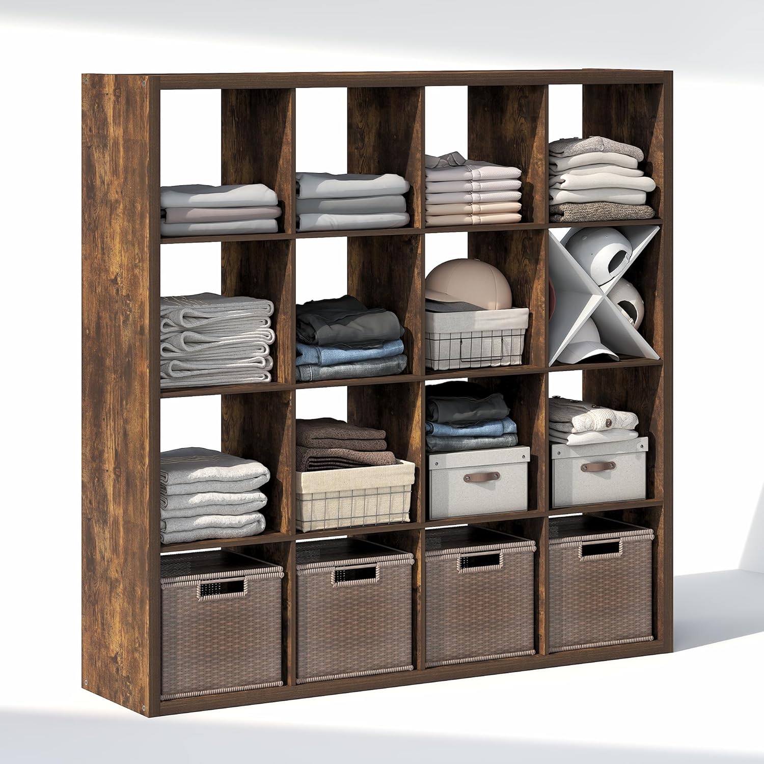 H-Shelf Cube Insert, Fits Extra Thick Cubes, White, Modular Storage Solution