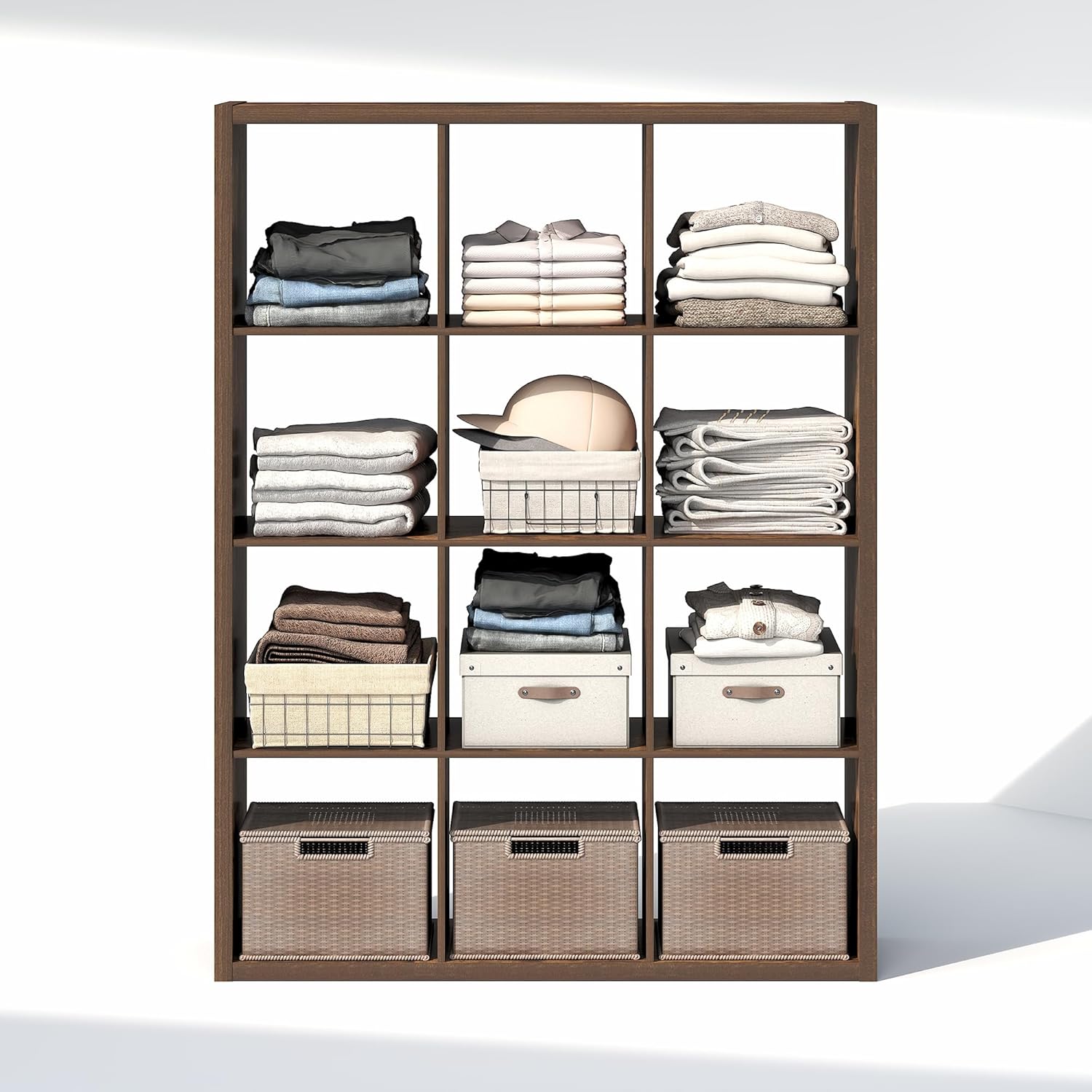 H-Shelf Cube Insert, Fits Extra Thick Cubes, White, Modular Storage Solution