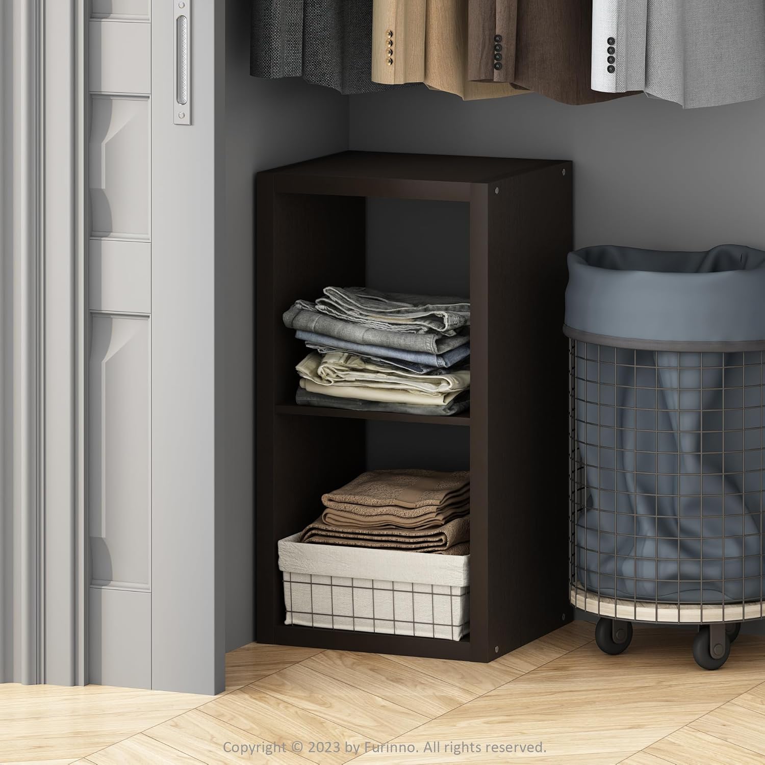 H-Shelf Cube Insert, Fits Extra Thick Cubes, White, Modular Storage Solution