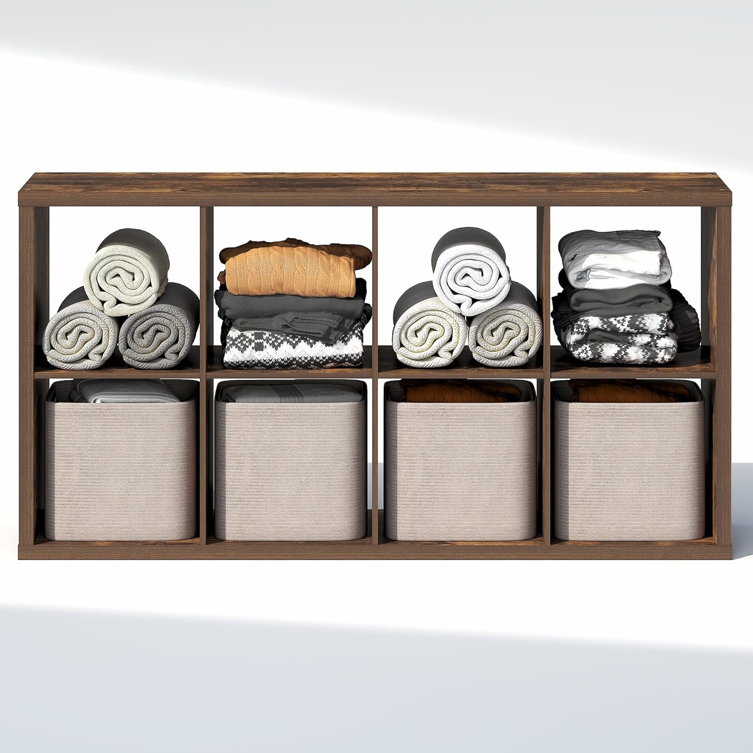 H-Shelf Cube Insert, Fits Extra Thick Cubes, White, Modular Storage Solution