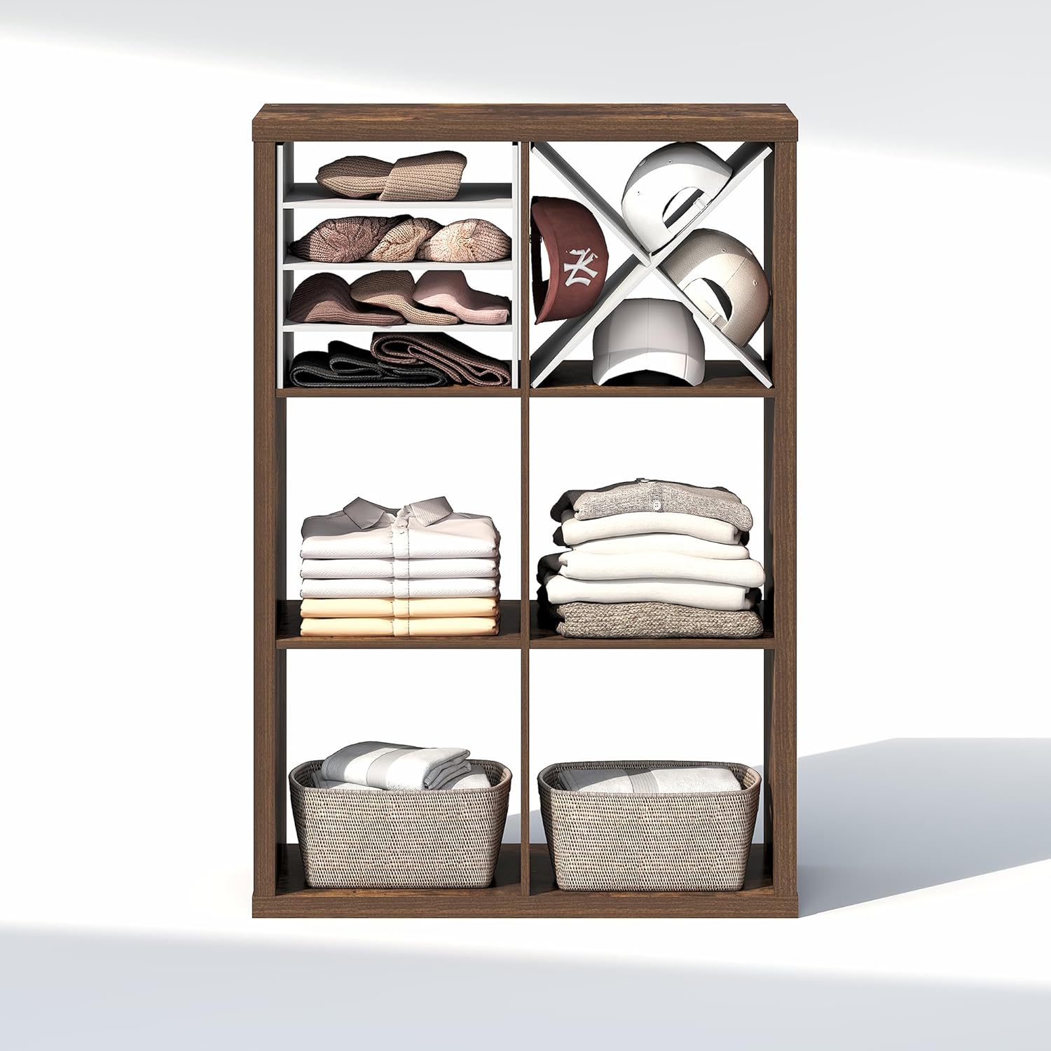 H-Shelf Cube Insert, Fits Extra Thick Cubes, White, Modular Storage Solution