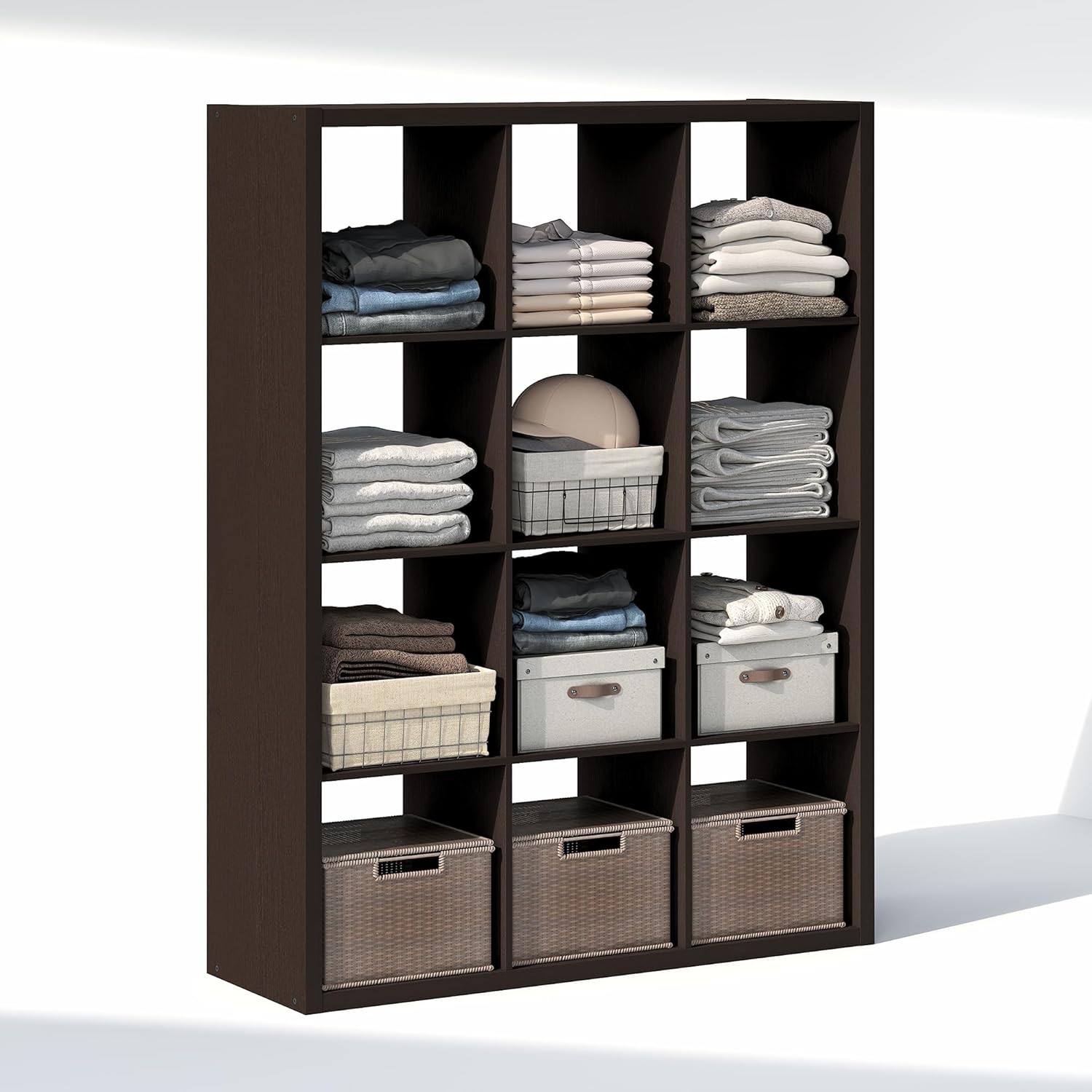 H-Shelf Cube Insert, Fits Extra Thick Cubes, White, Modular Storage Solution