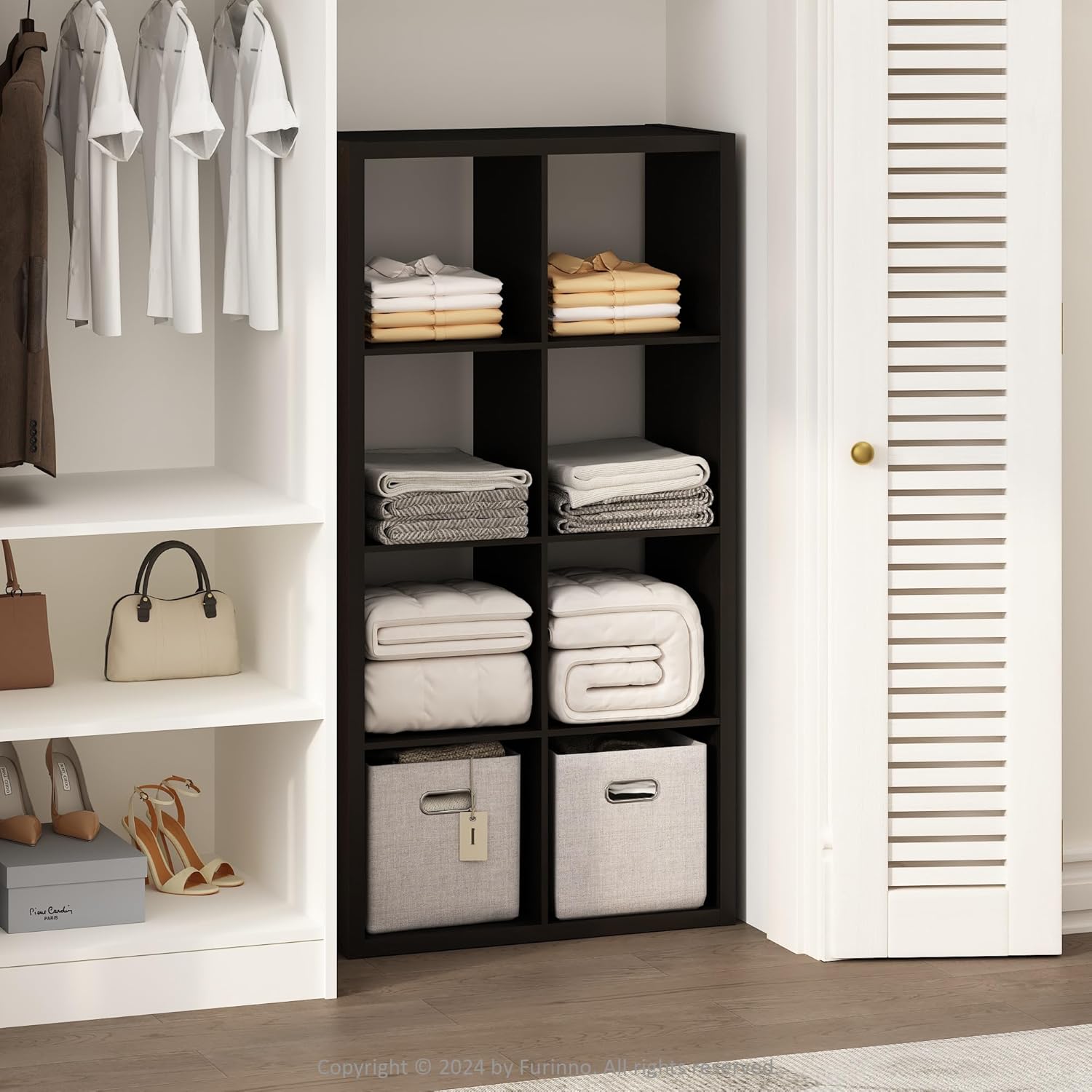 H-Shelf Cube Insert, Fits Extra Thick Cubes, White, Modular Storage Solution