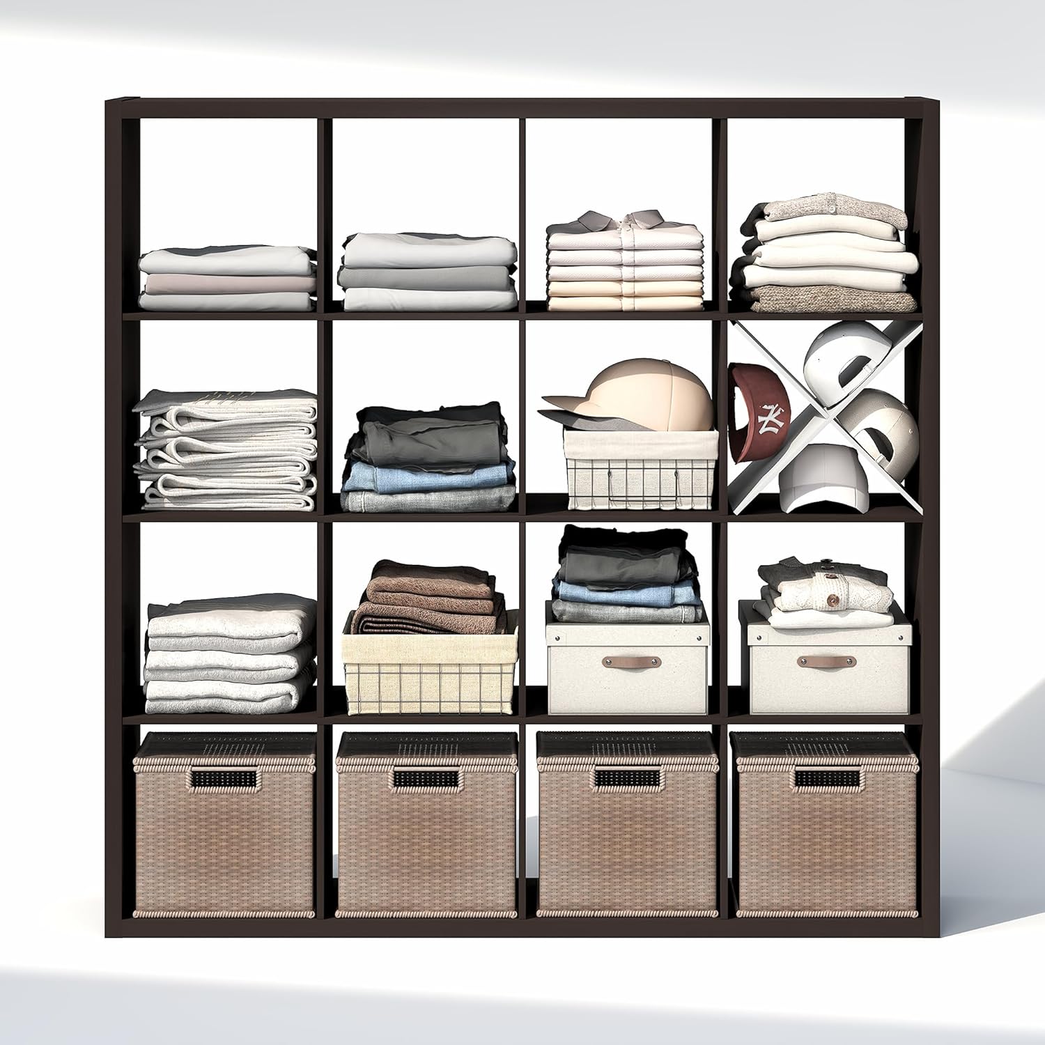 H-Shelf Cube Insert, Fits Extra Thick Cubes, White, Modular Storage Solution