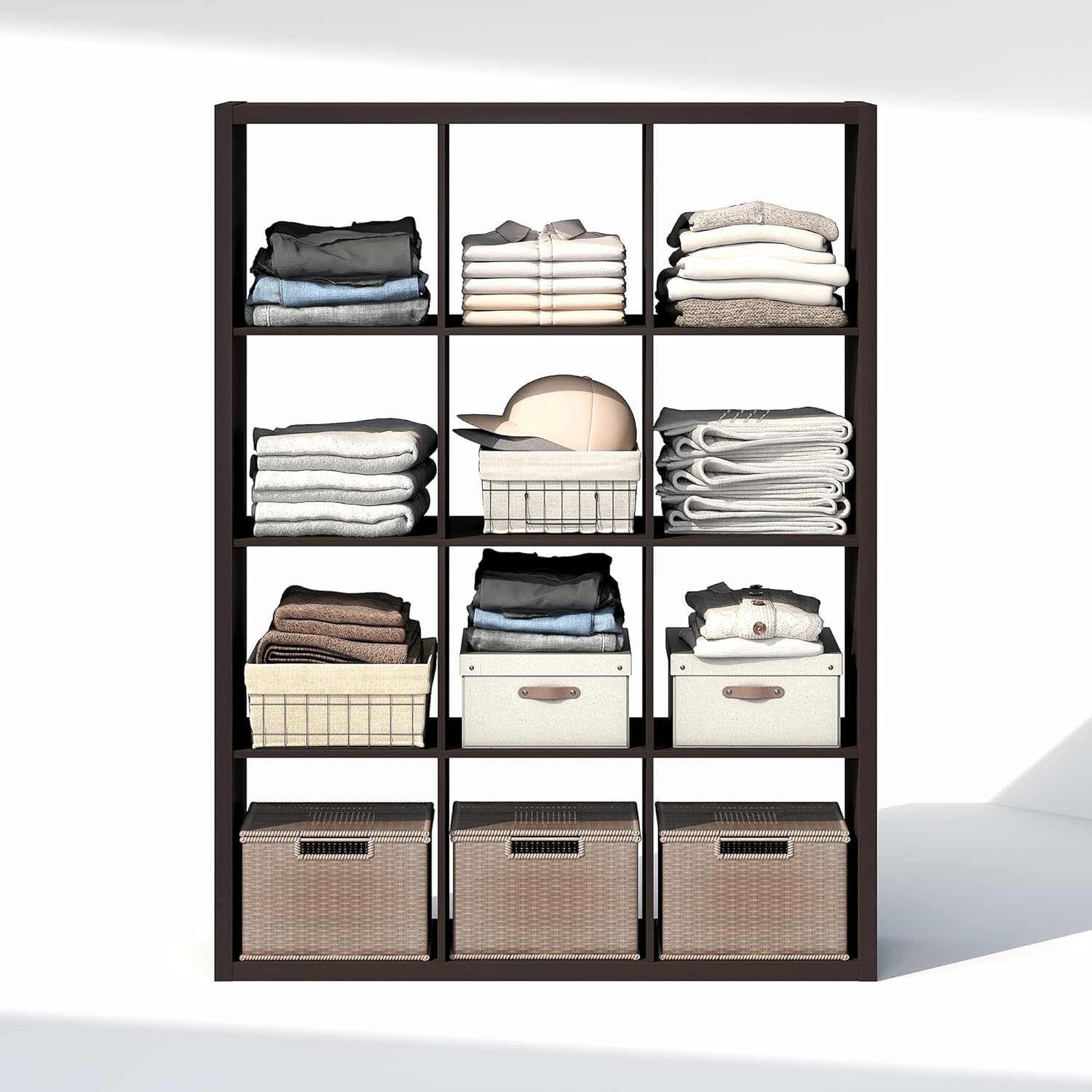 H-Shelf Cube Insert, Fits Extra Thick Cubes, White, Modular Storage Solution