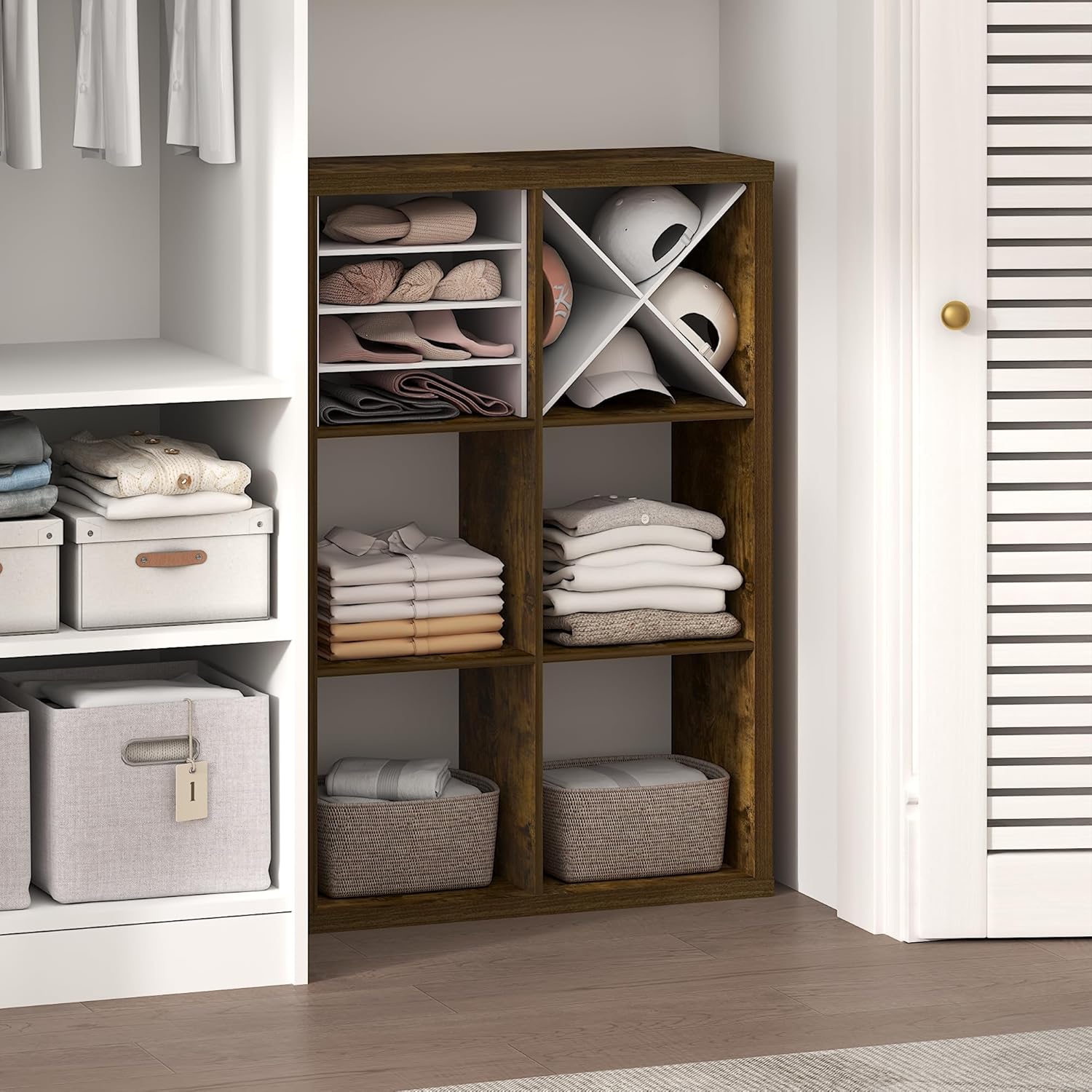 H-Shelf Cube Insert, Fits Extra Thick Cubes, White, Modular Storage Solution