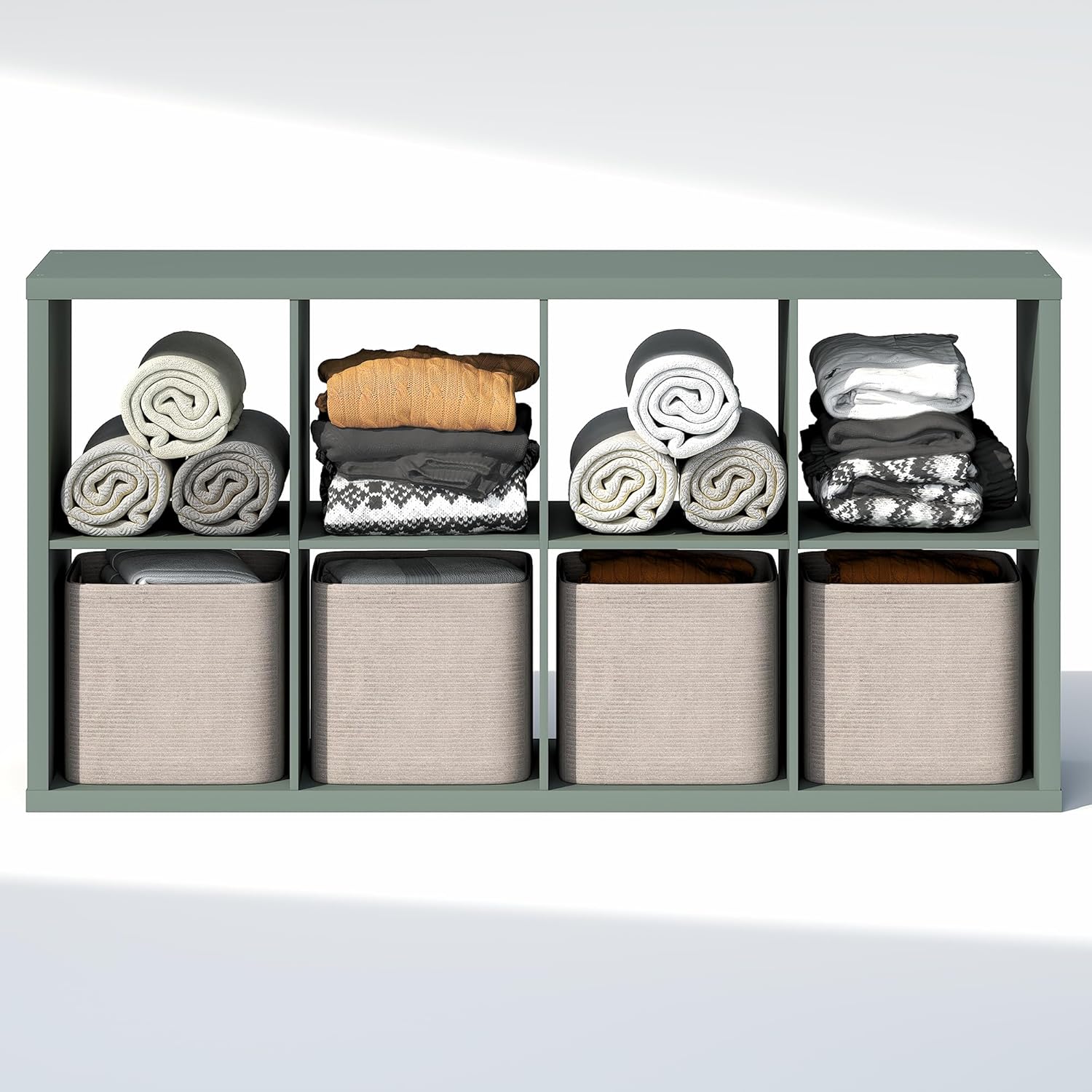 H-Shelf Cube Insert, Fits Extra Thick Cubes, White, Modular Storage Solution