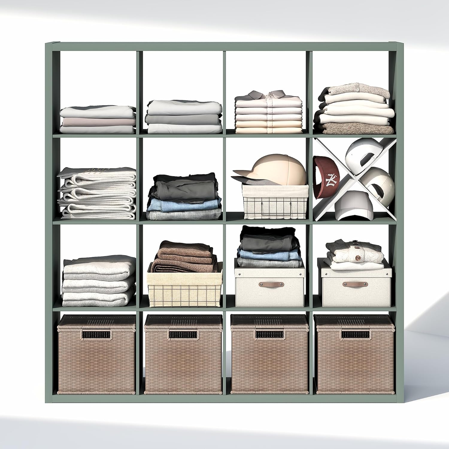 H-Shelf Cube Insert, Fits Extra Thick Cubes, White, Modular Storage Solution