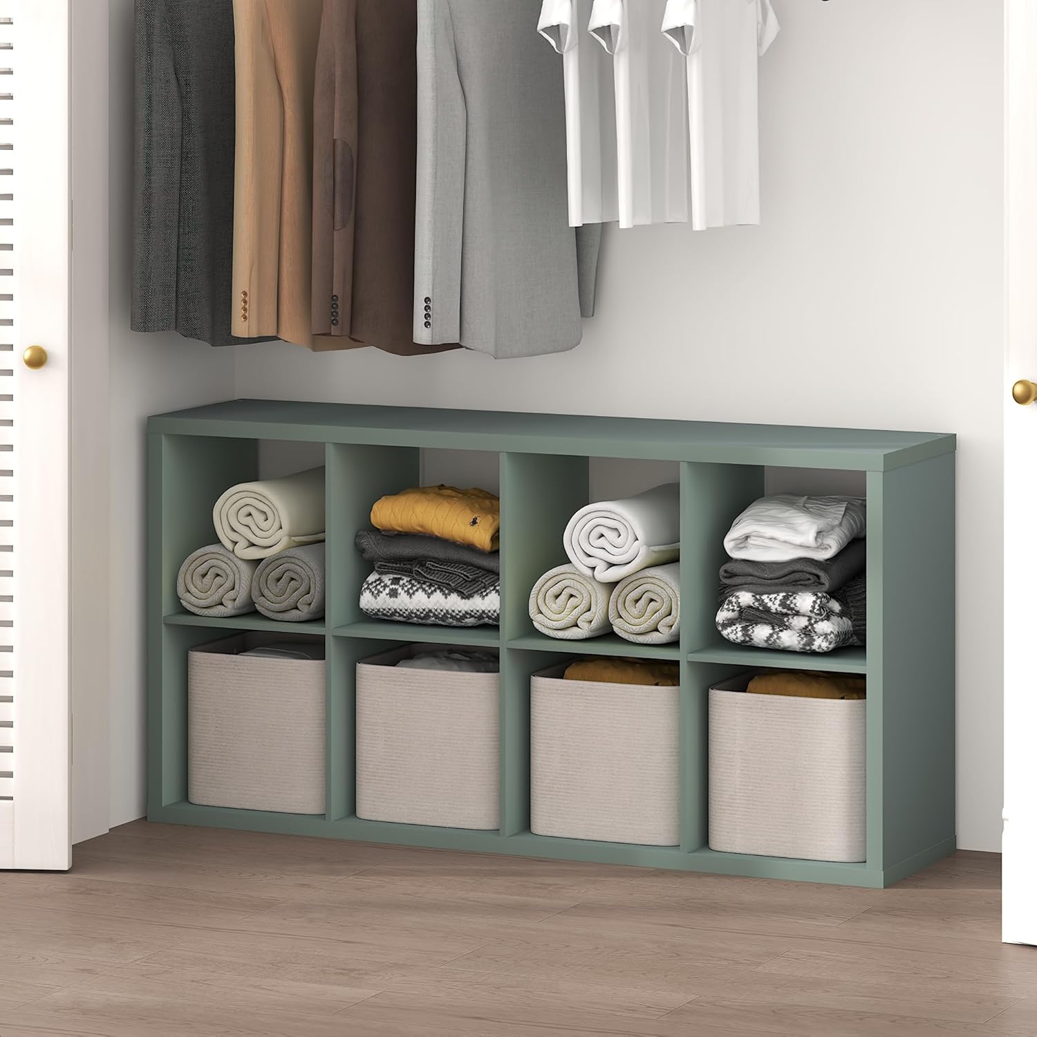 H-Shelf Cube Insert, Fits Extra Thick Cubes, White, Modular Storage Solution