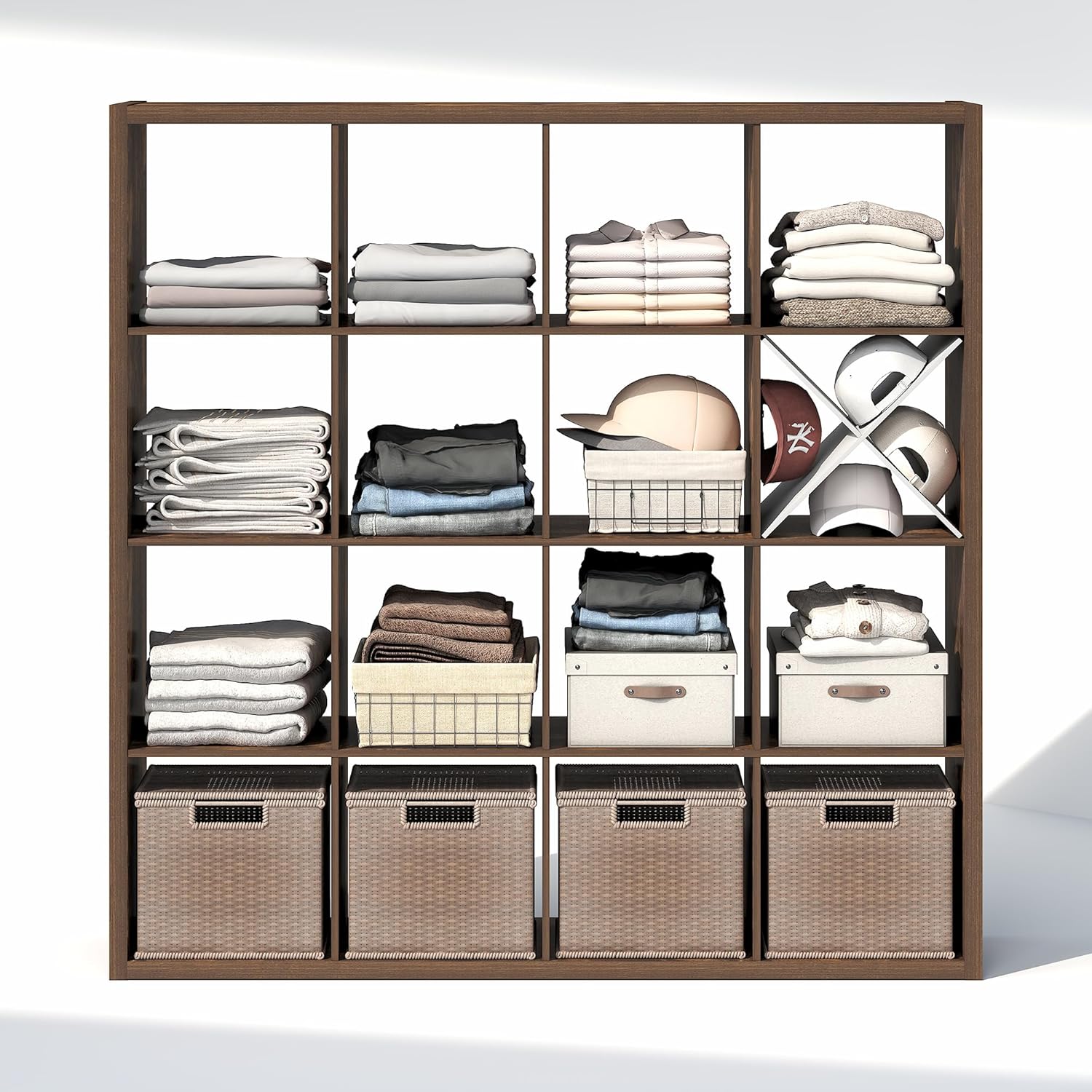 H-Shelf Cube Insert, Fits Extra Thick Cubes, White, Modular Storage Solution