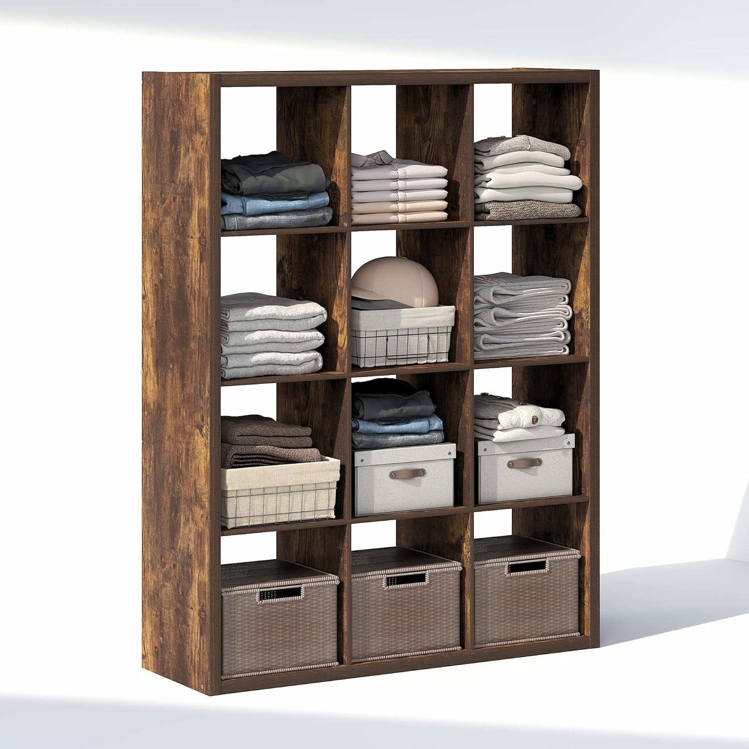 H-Shelf Cube Insert, Fits Extra Thick Cubes, White, Modular Storage Solution