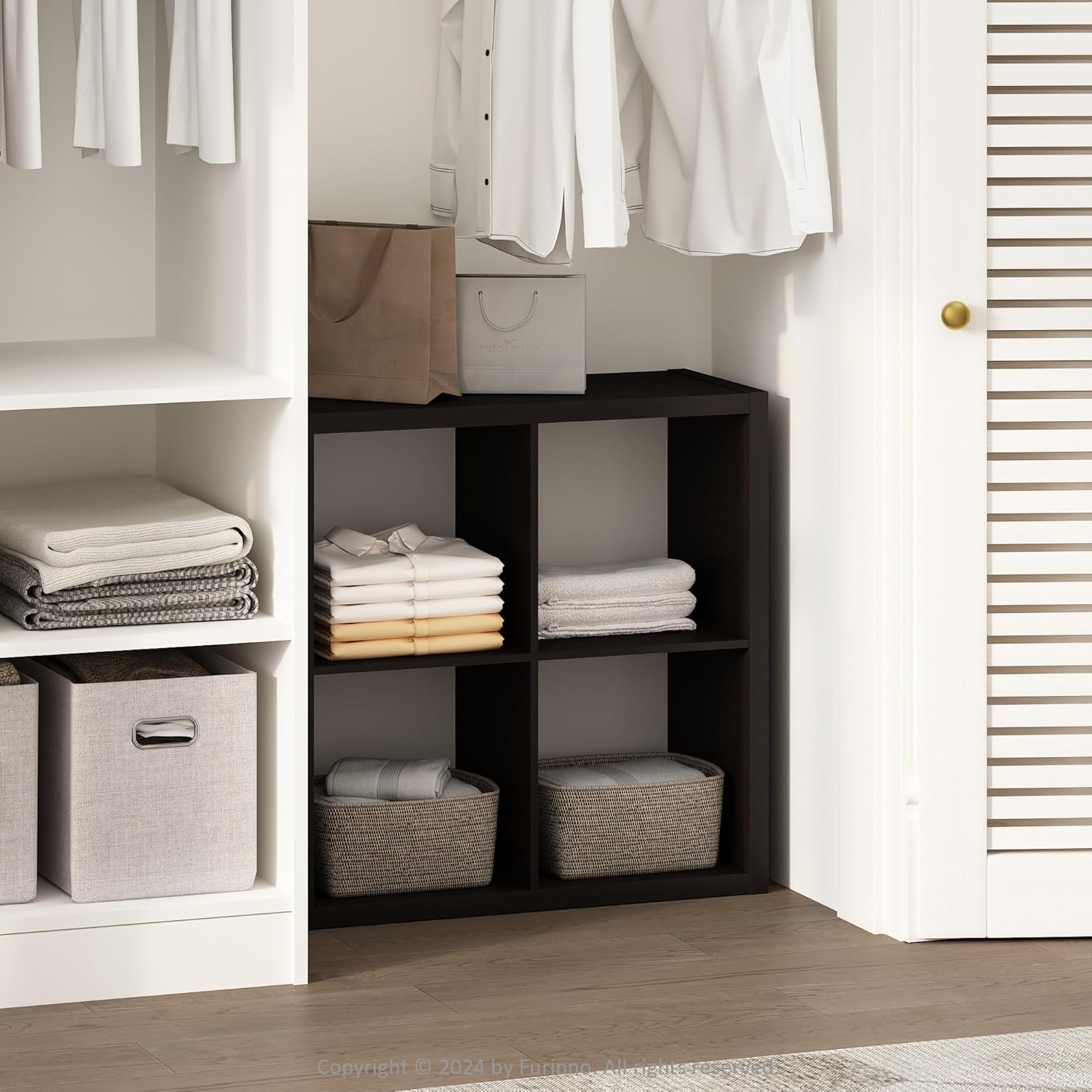 H-Shelf Cube Insert, Fits Extra Thick Cubes, White, Modular Storage Solution