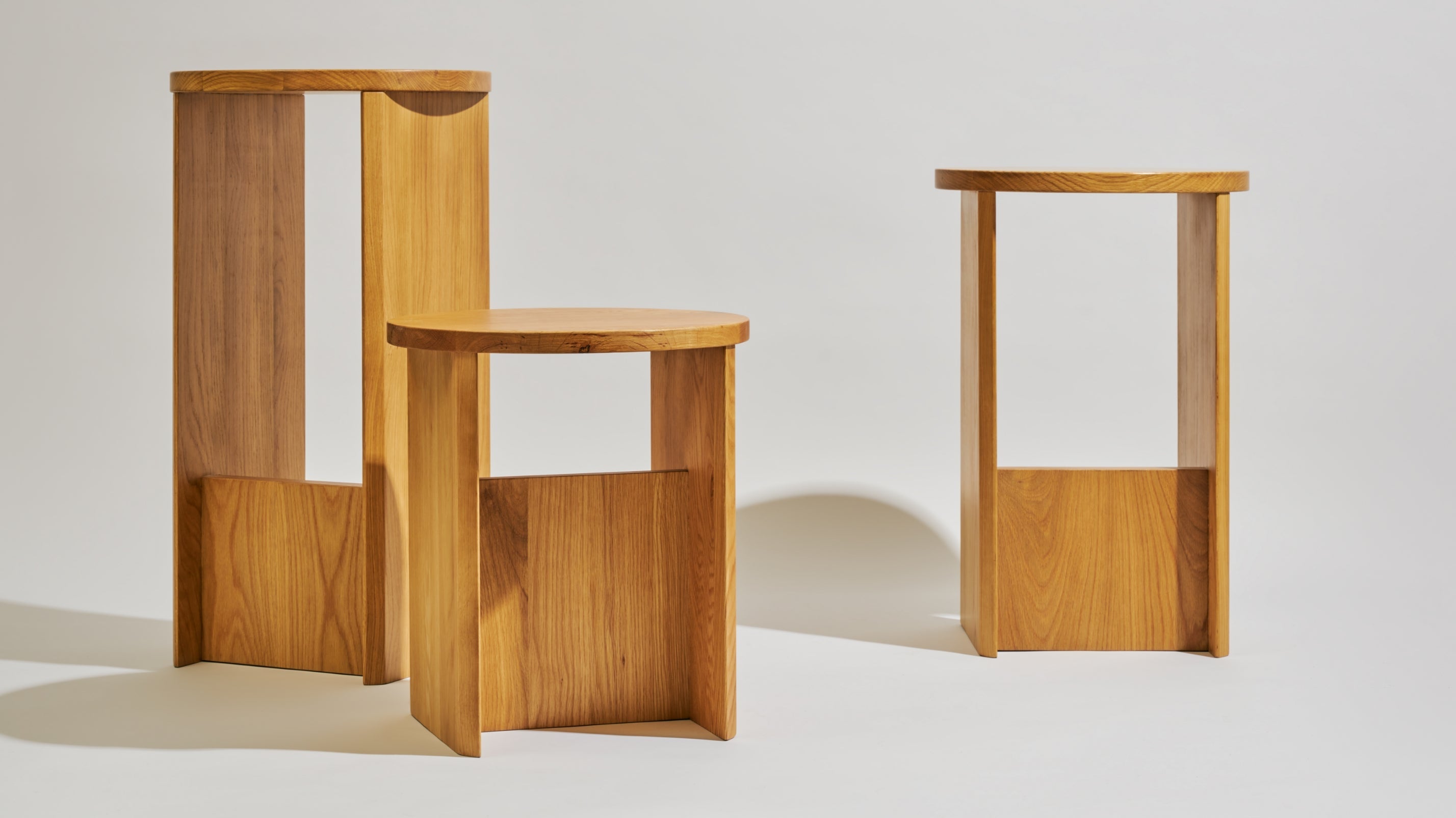 Oak Stool, Versatile Seating