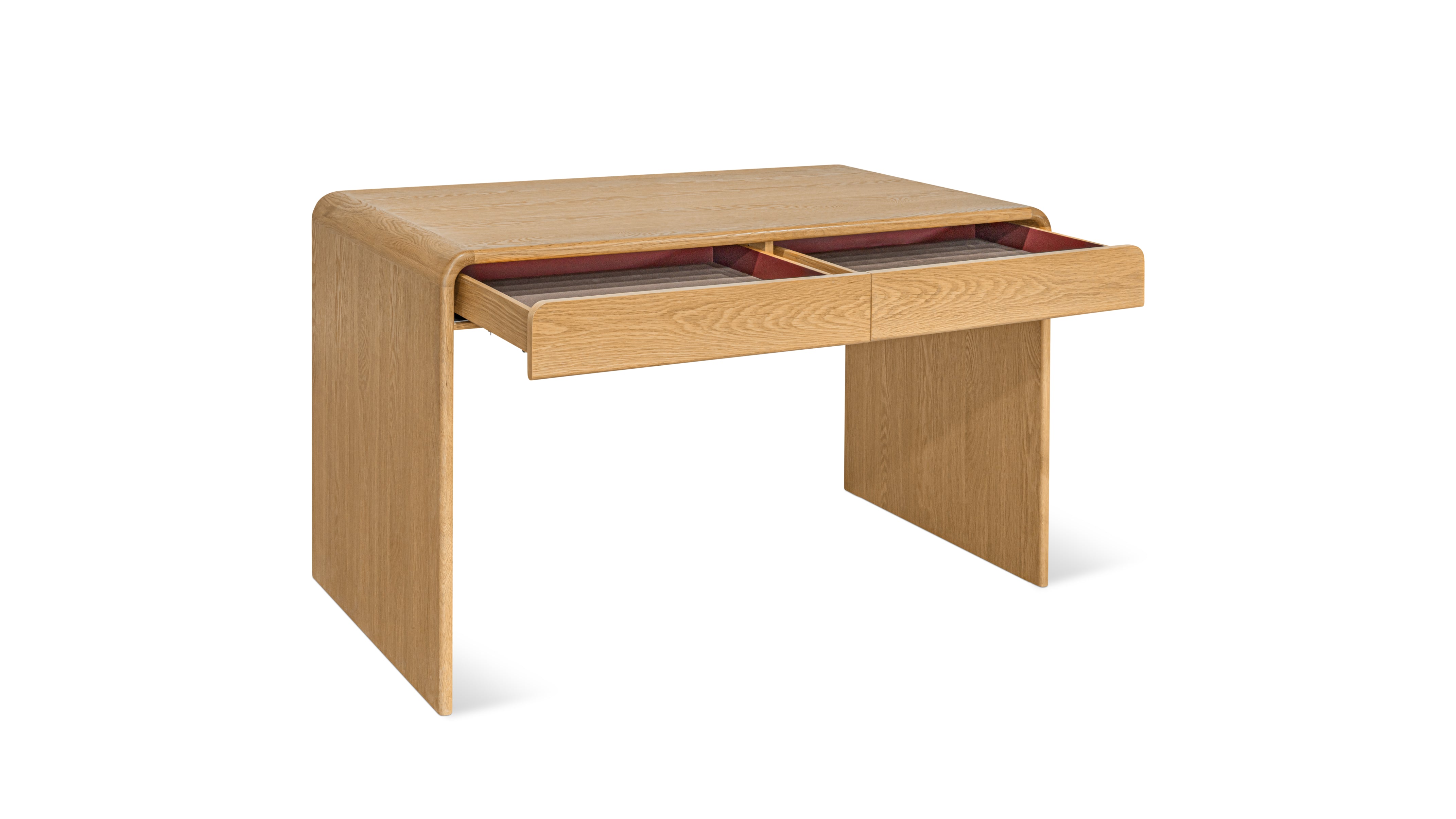 Oak Desk, Compact and Modern