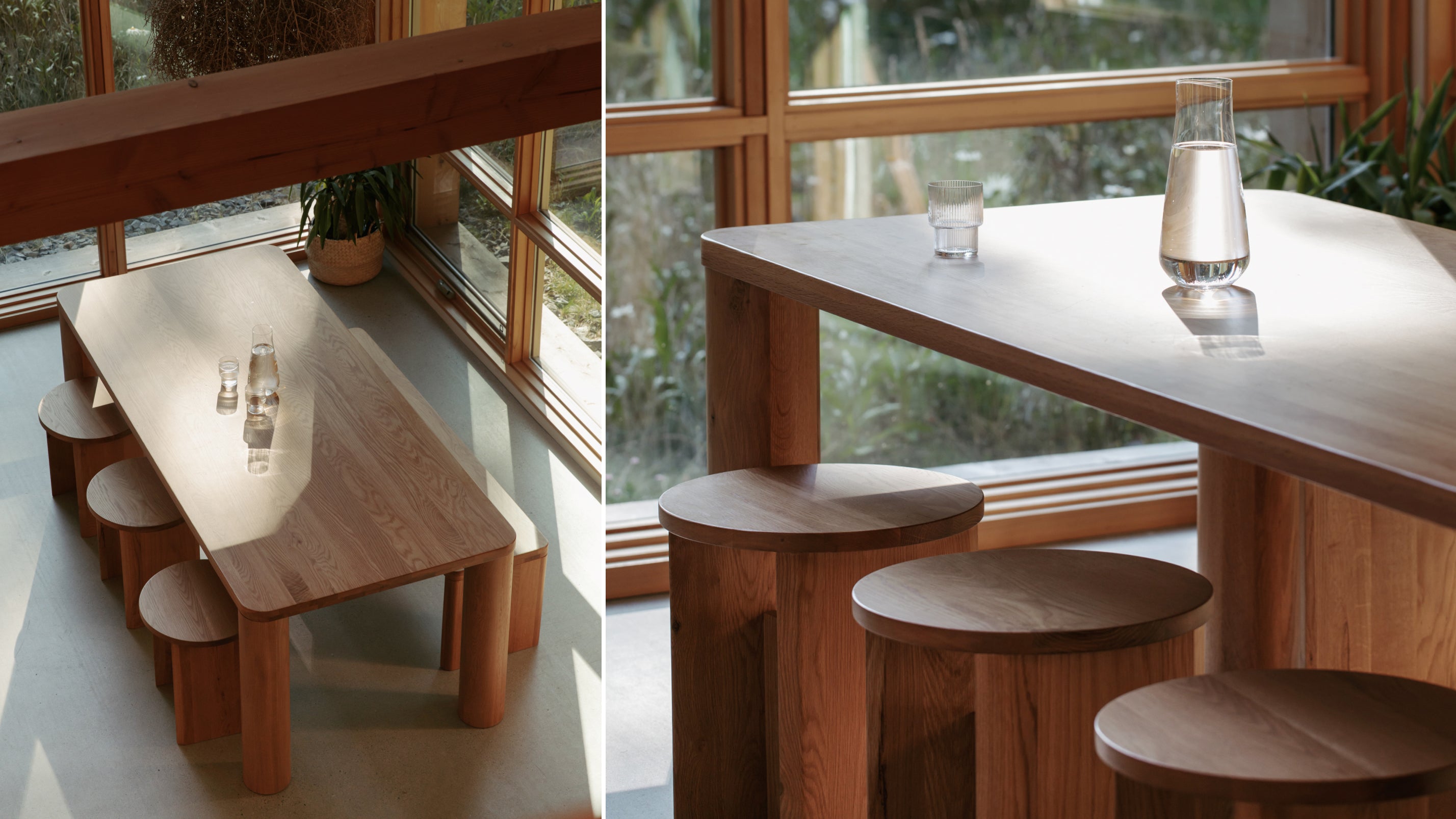 Oak Stool, Versatile Seating