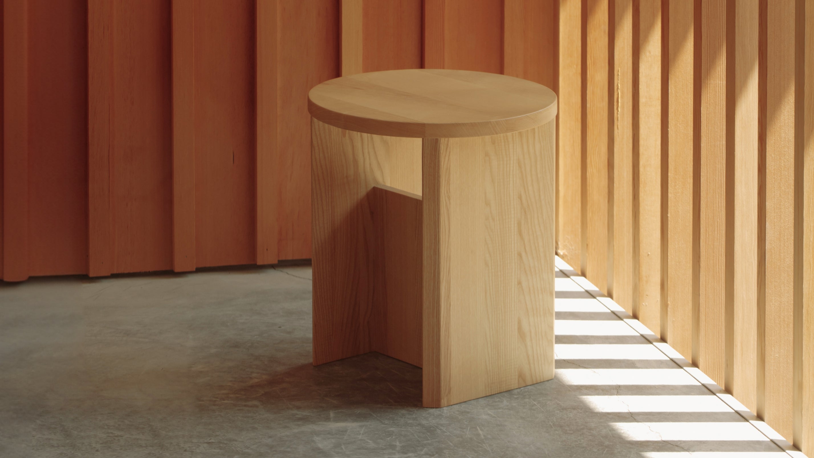 Oak Stool, Versatile Seating