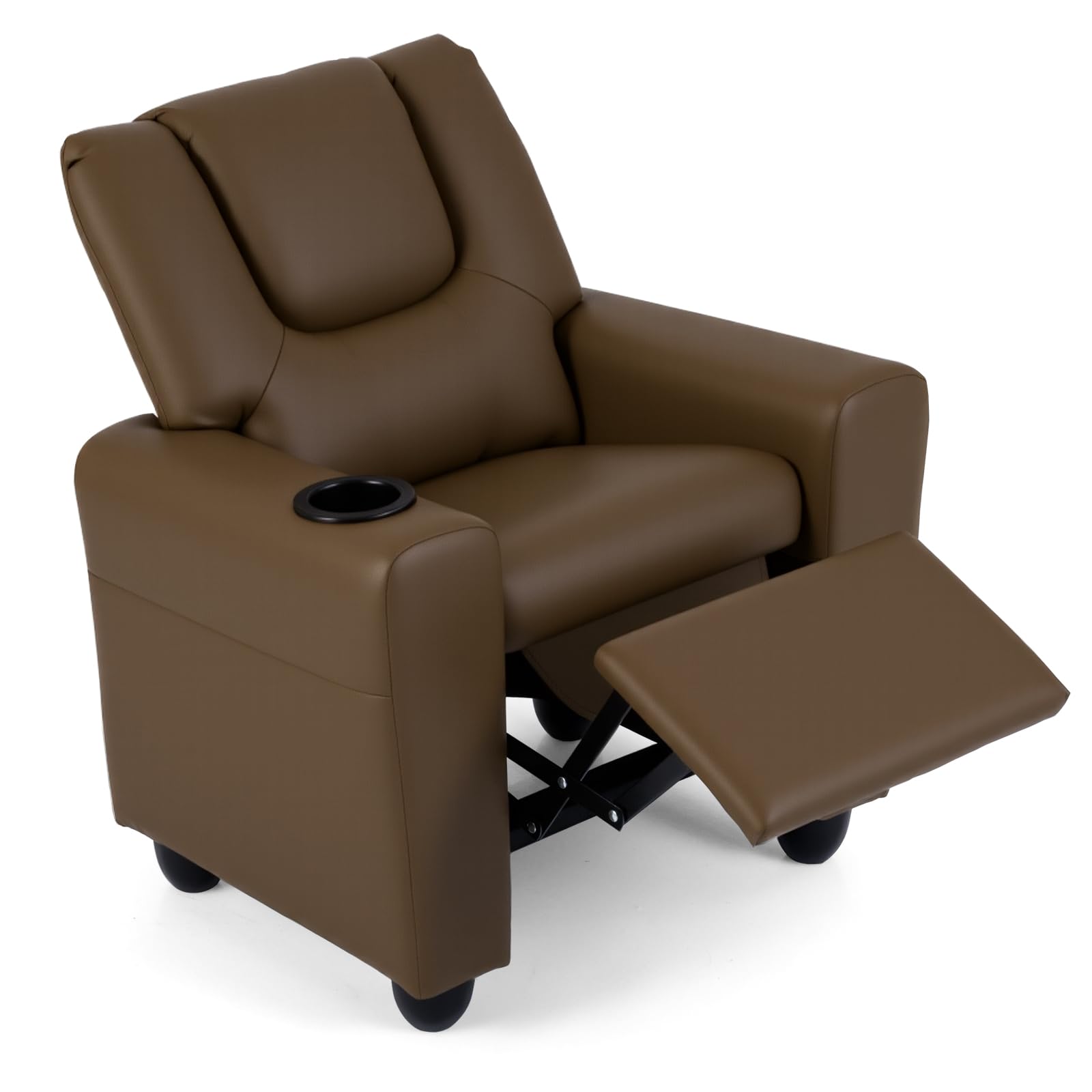 Kids Recliner Chair with Cup Holder, Comfortable Lounge Seat